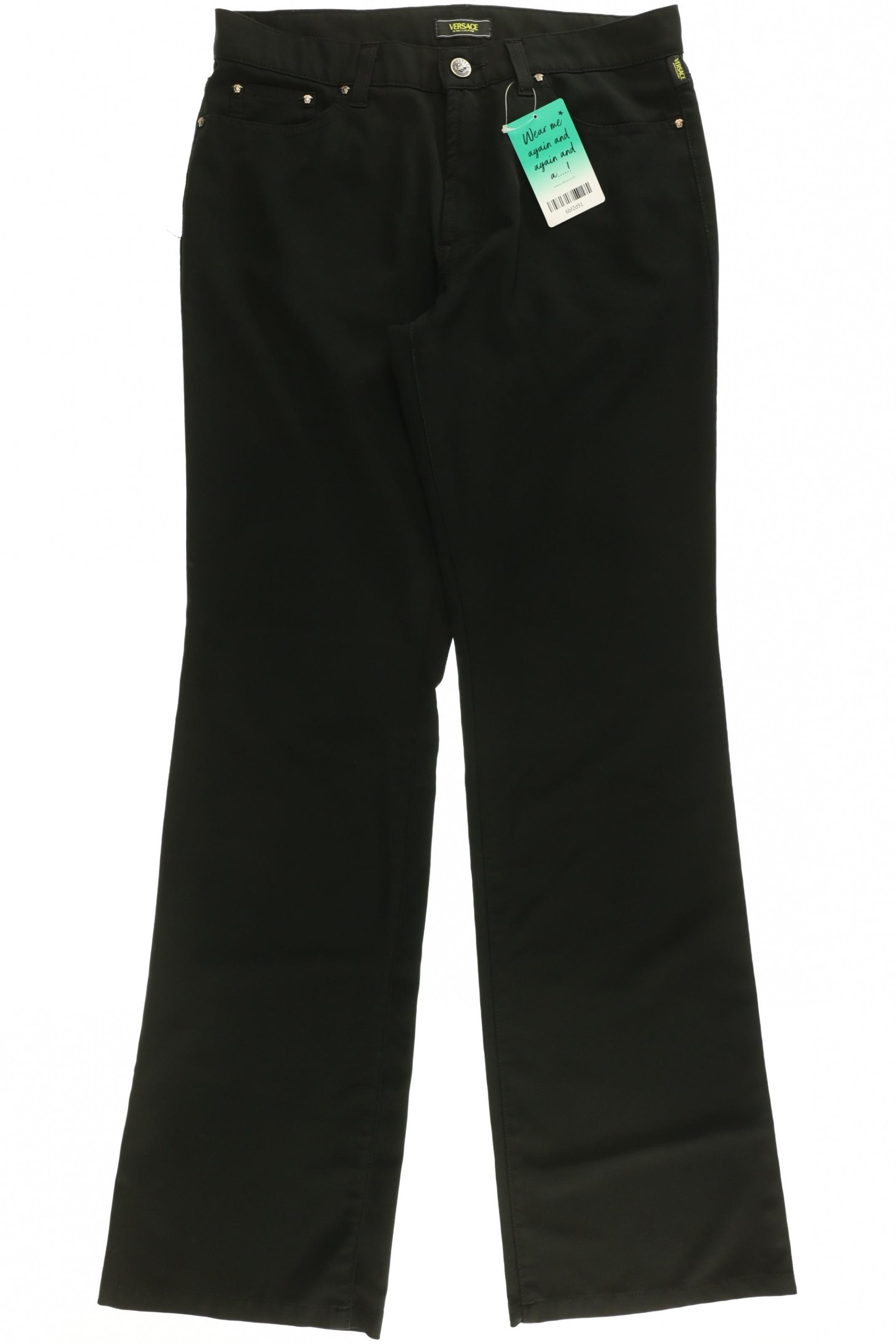 

Versace Jeans Couture Damen Stoffhose, schwarz, Gr. 30