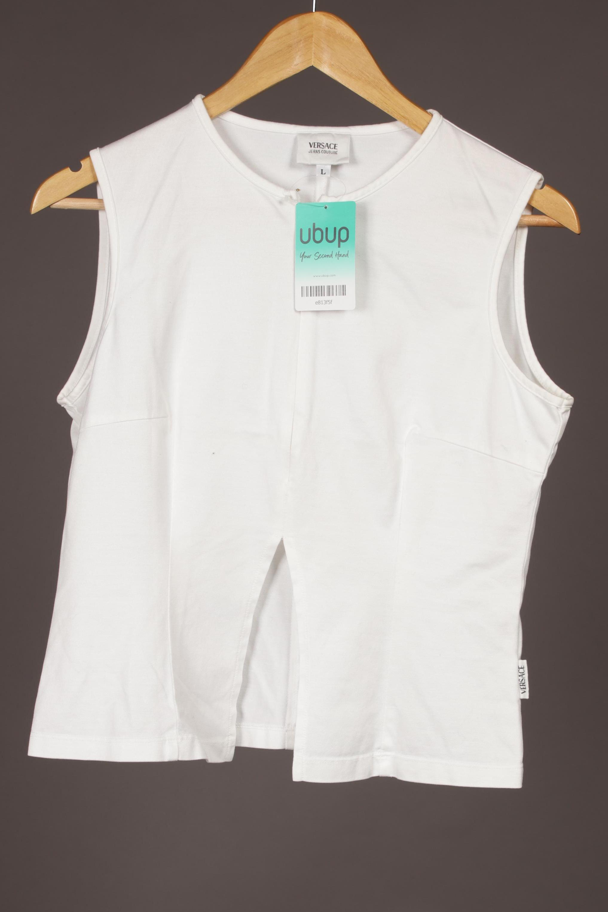 

Versace Jeans Couture Damen Top, weiß, Gr.