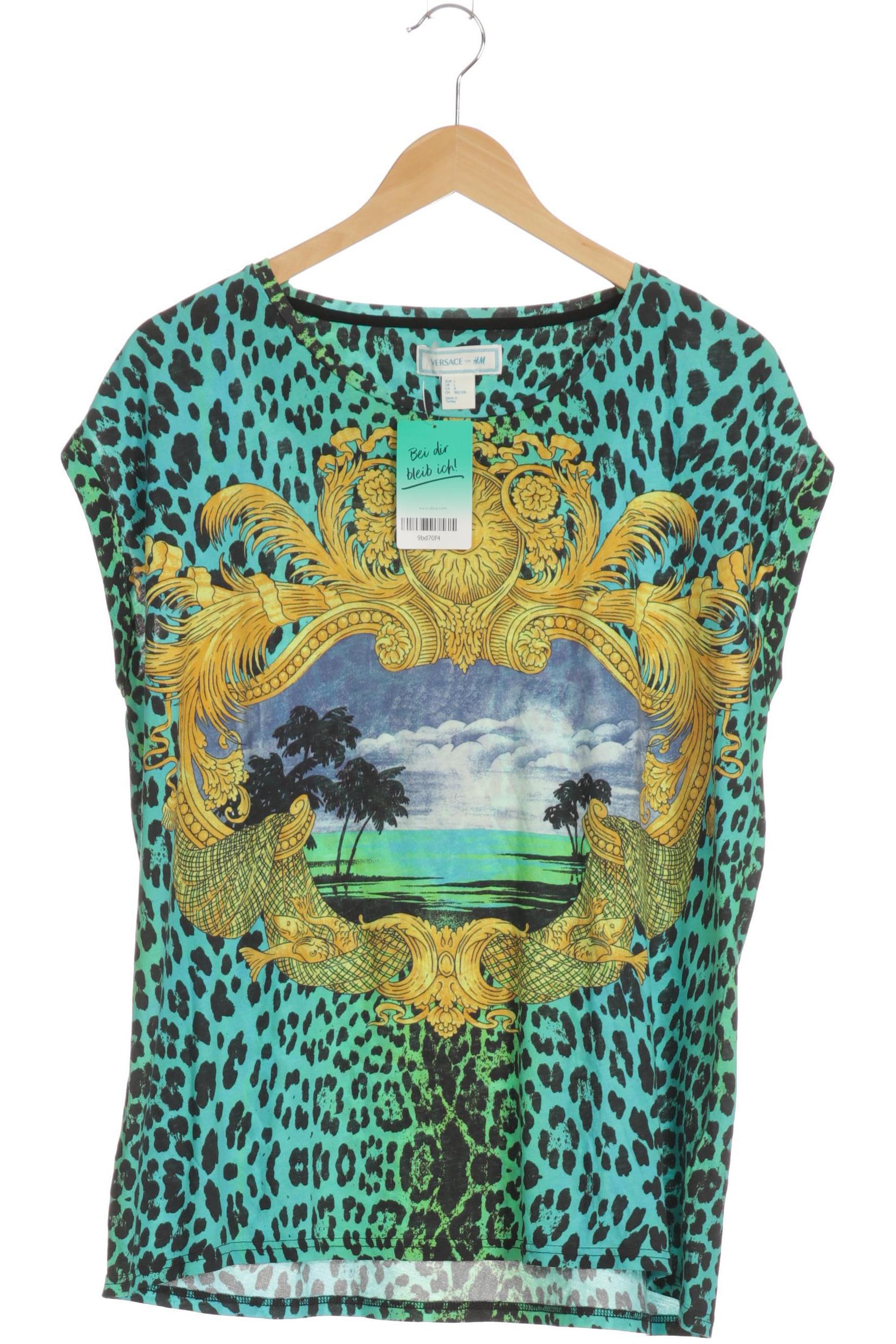 

Versace for H&M Damen T-Shirt, türkis, Gr.