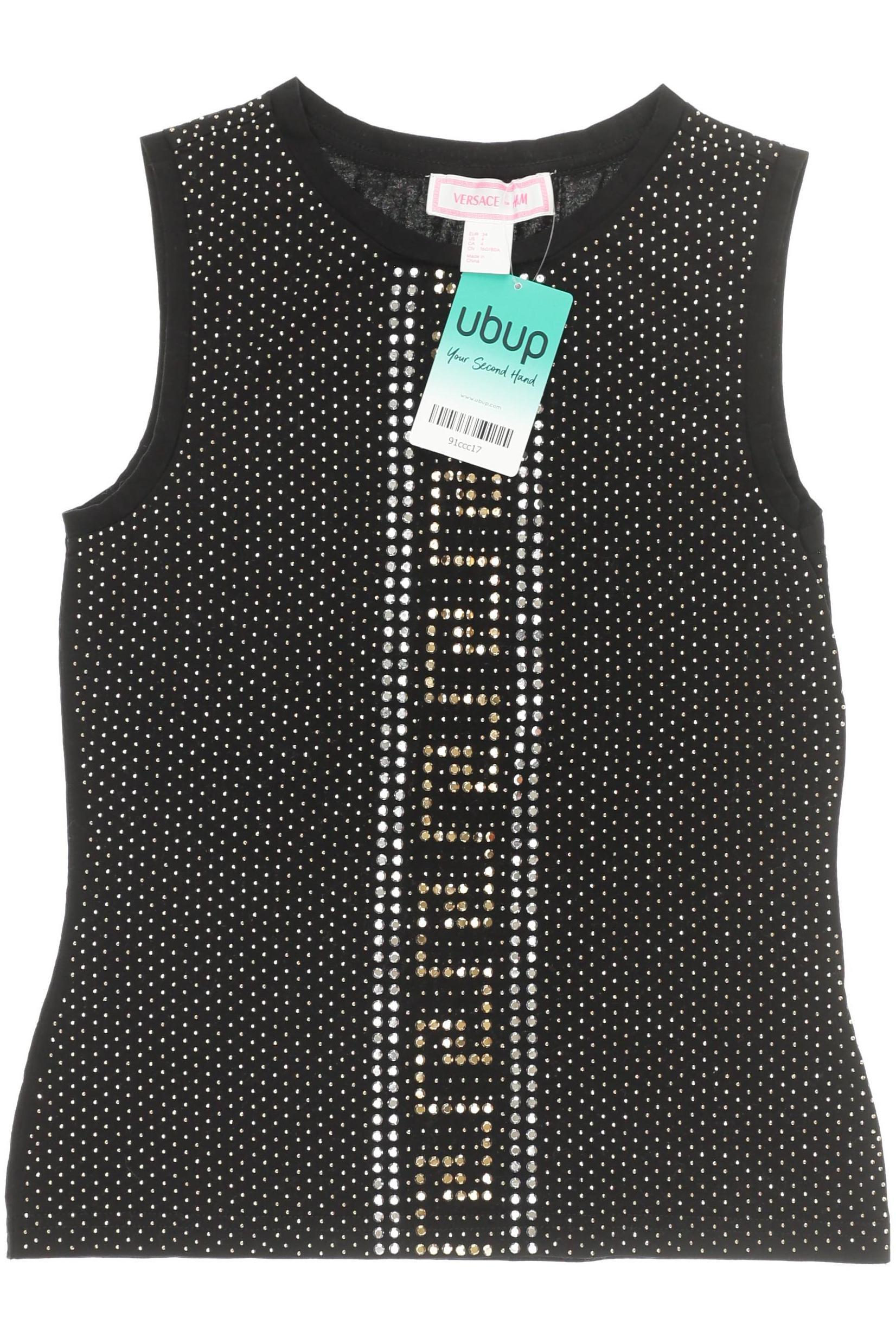 

Versace for H&M Damen Top, schwarz, Gr. 34