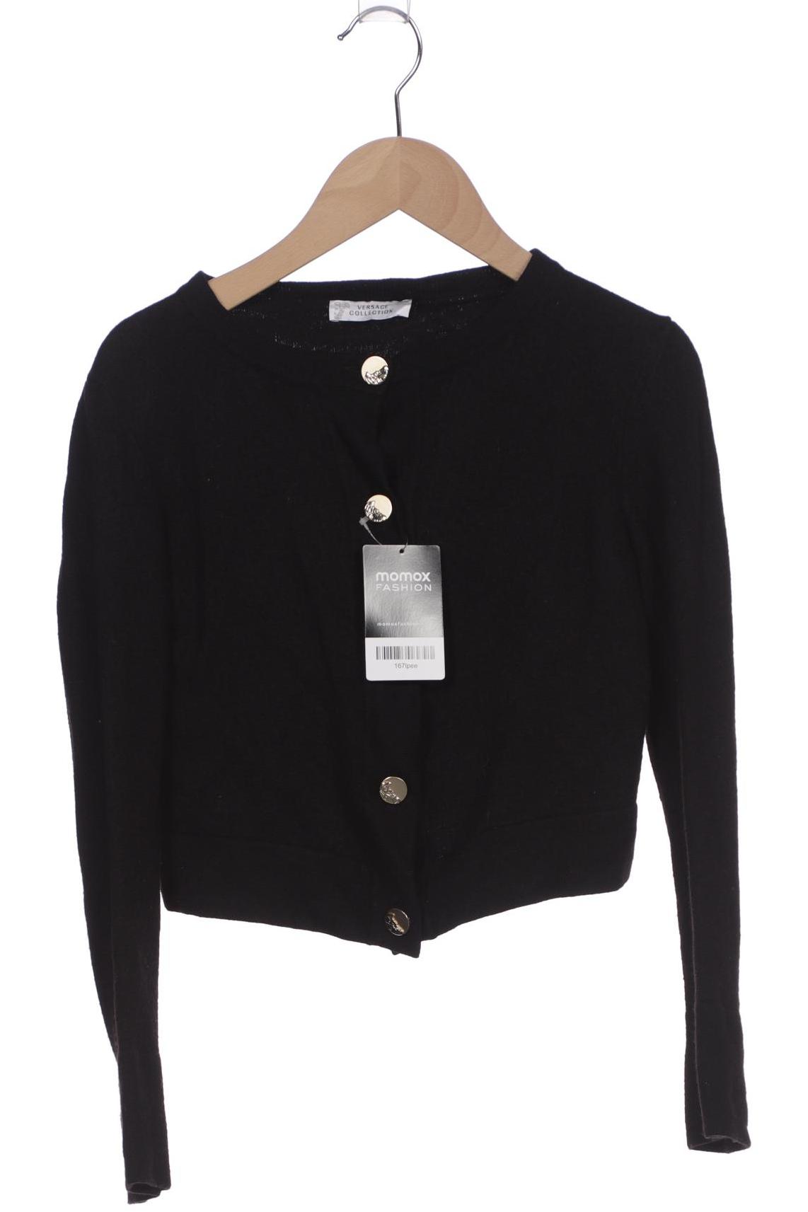 

Versace Collection Damen Strickjacke, schwarz, Gr. 40