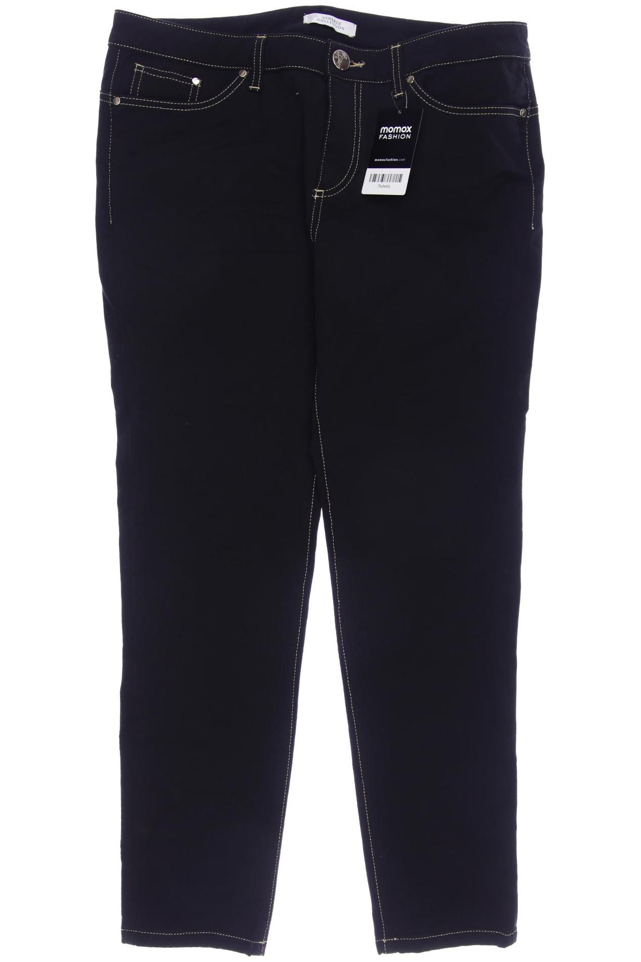 

VERSACE COLLECTION Damen Stoffhose, schwarz