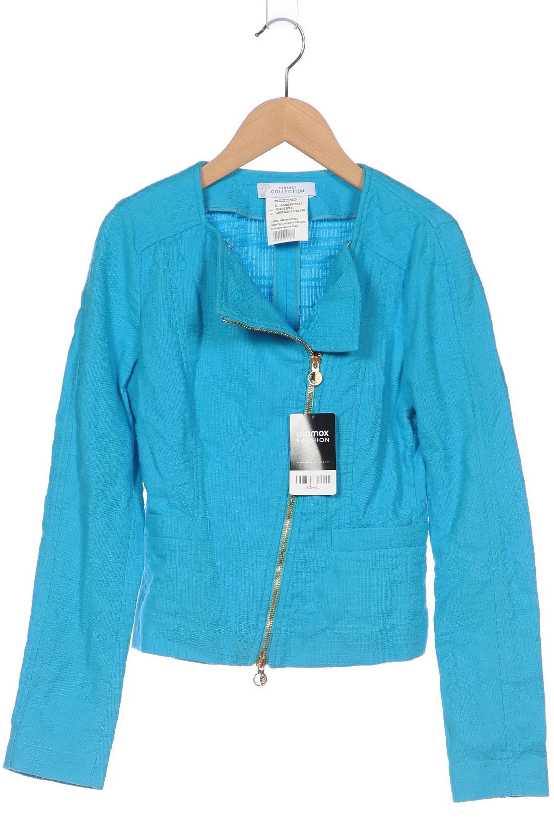 

Versace Collection Damen Jacke, blau, Gr. 40