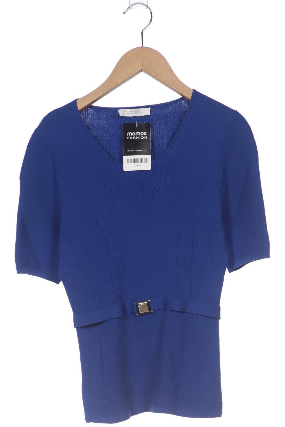 

Versace Collection Damen Pullover, blau, Gr. 42