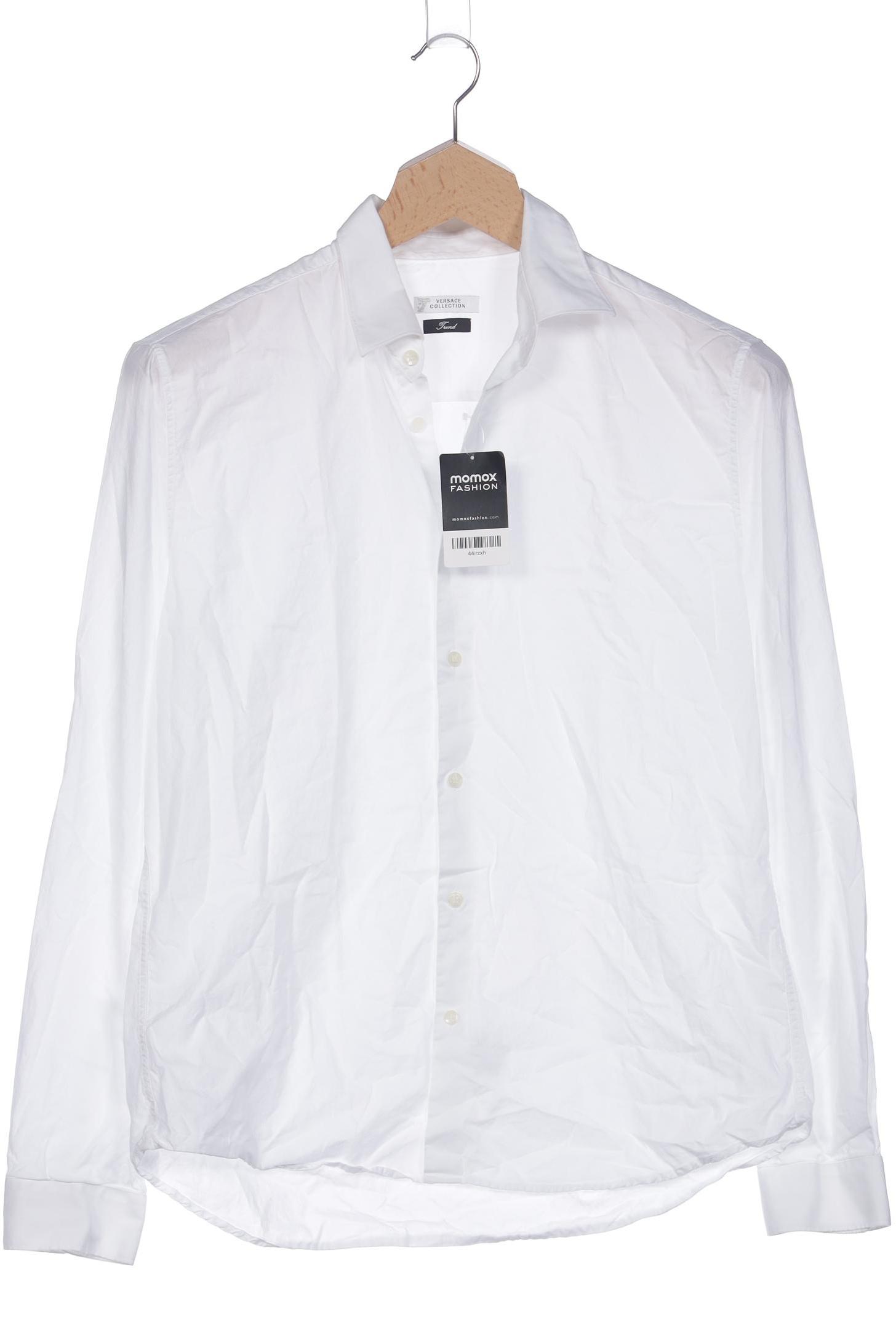 

Versace Collection Herren Hemd, weiß, Gr. 54