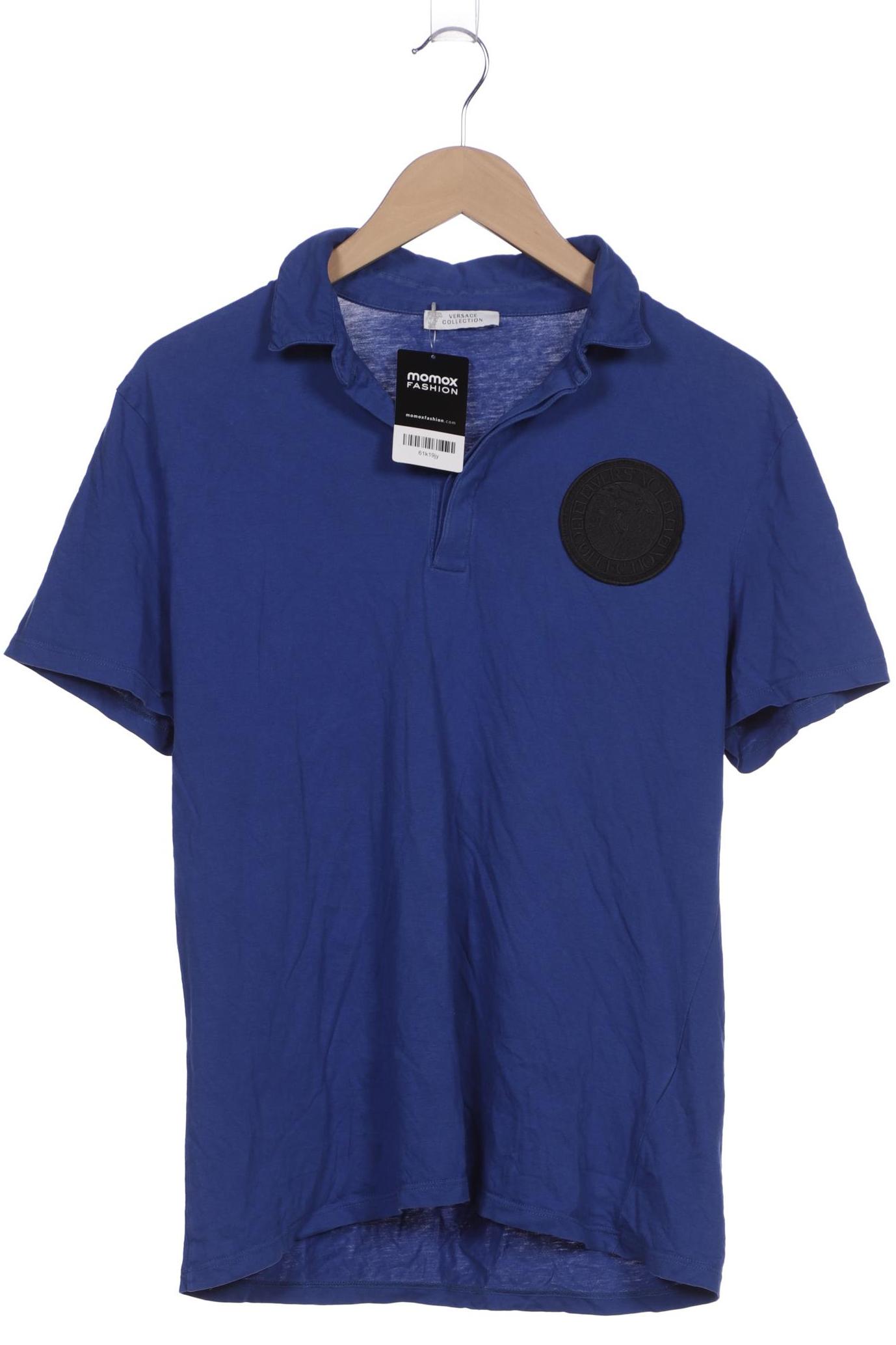 

Versace Collection Herren Poloshirt, blau, Gr. 48