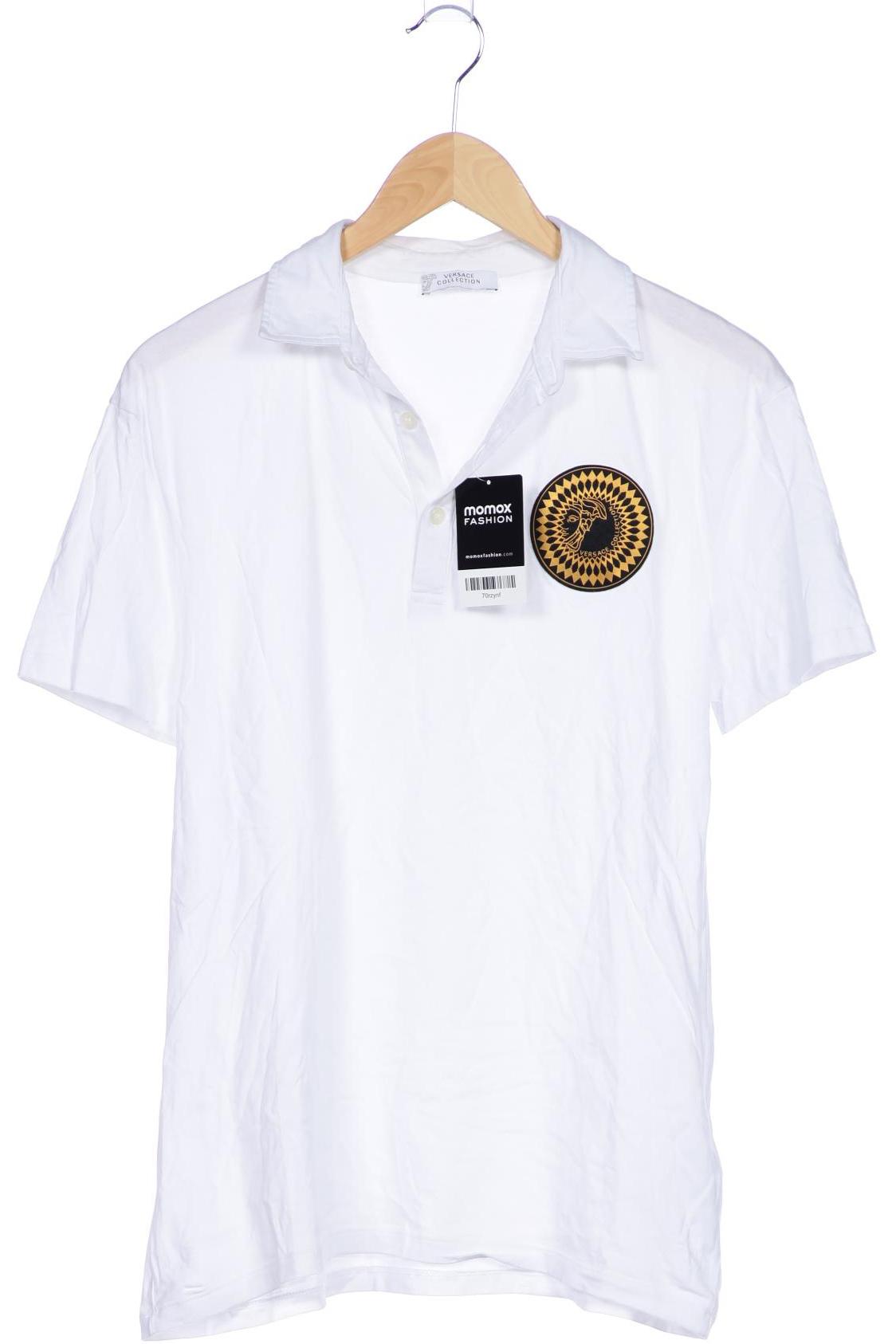 

Versace Collection Herren Poloshirt, weiß, Gr. 48