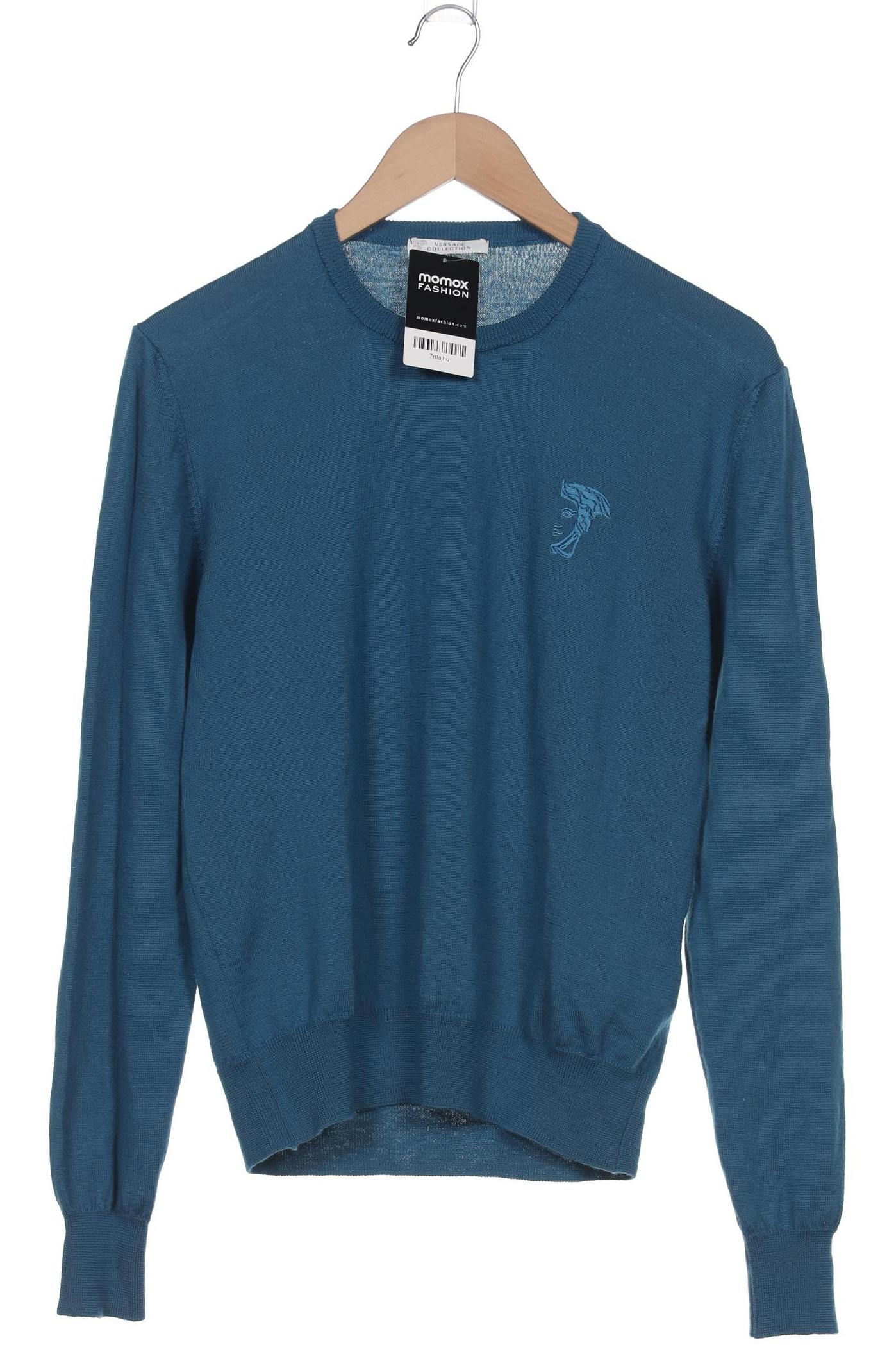 

Versace Collection Herren Pullover, blau, Gr. 52