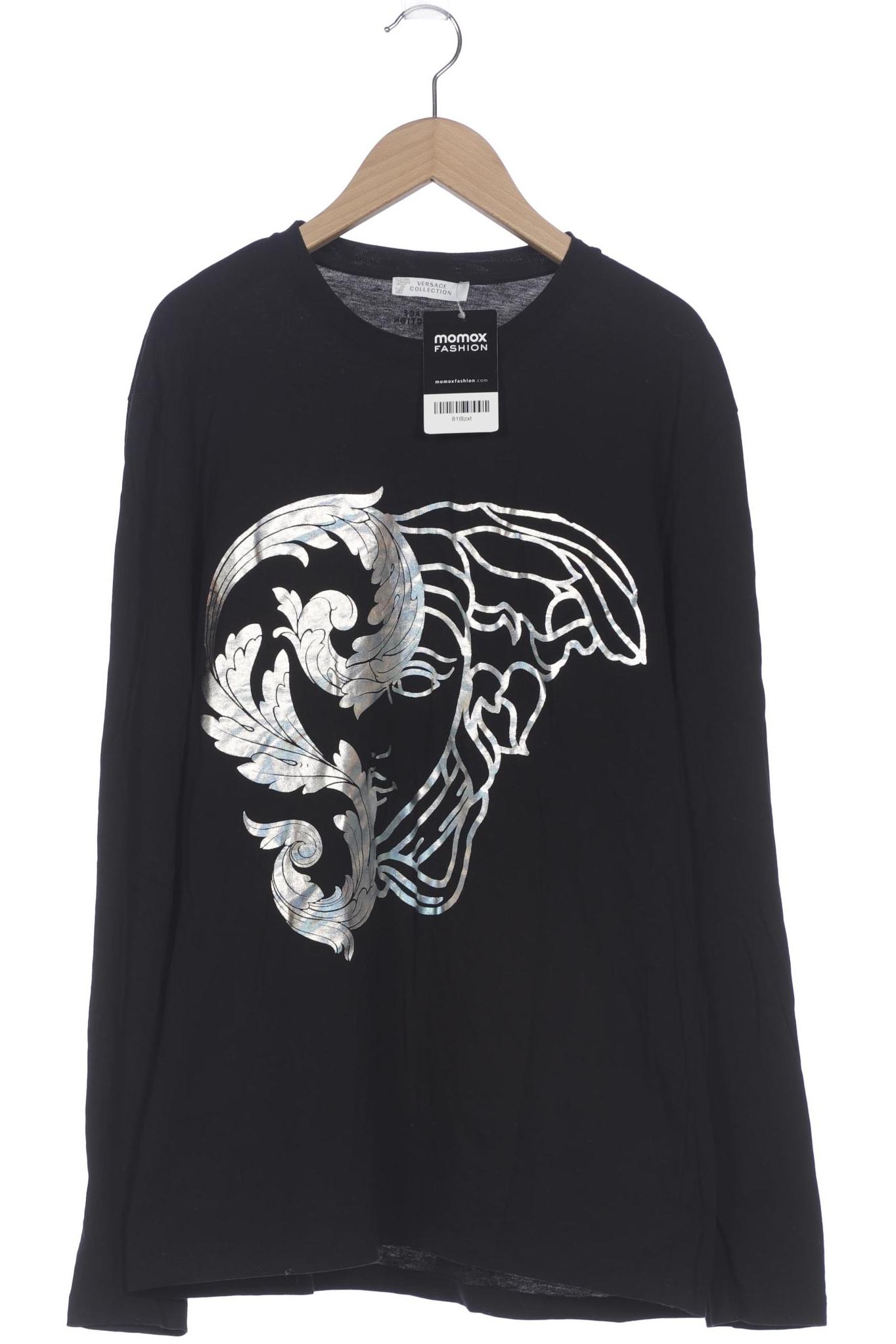 

Versace Collection Herren Langarmshirt, schwarz, Gr. 46