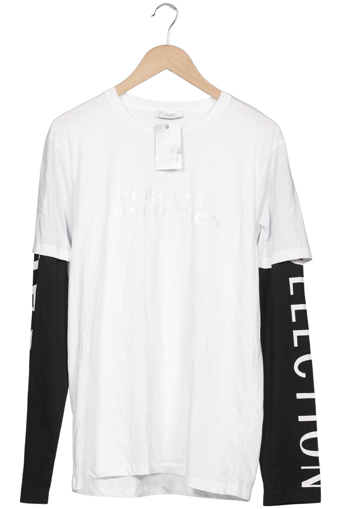 

Versace Collection Herren Langarmshirt, weiß, Gr. 54