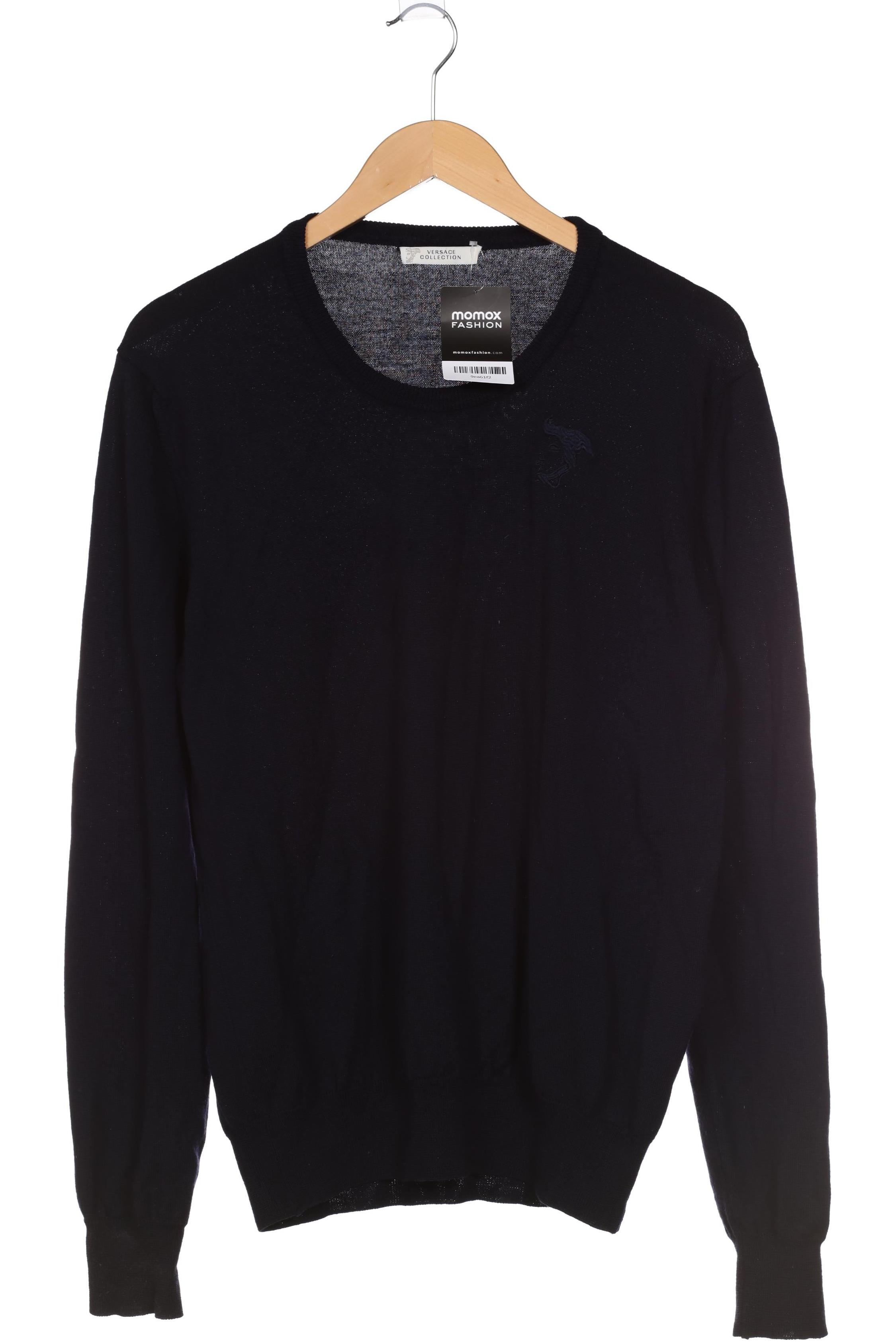 

Versace Collection Herren Pullover, blau, Gr. 52