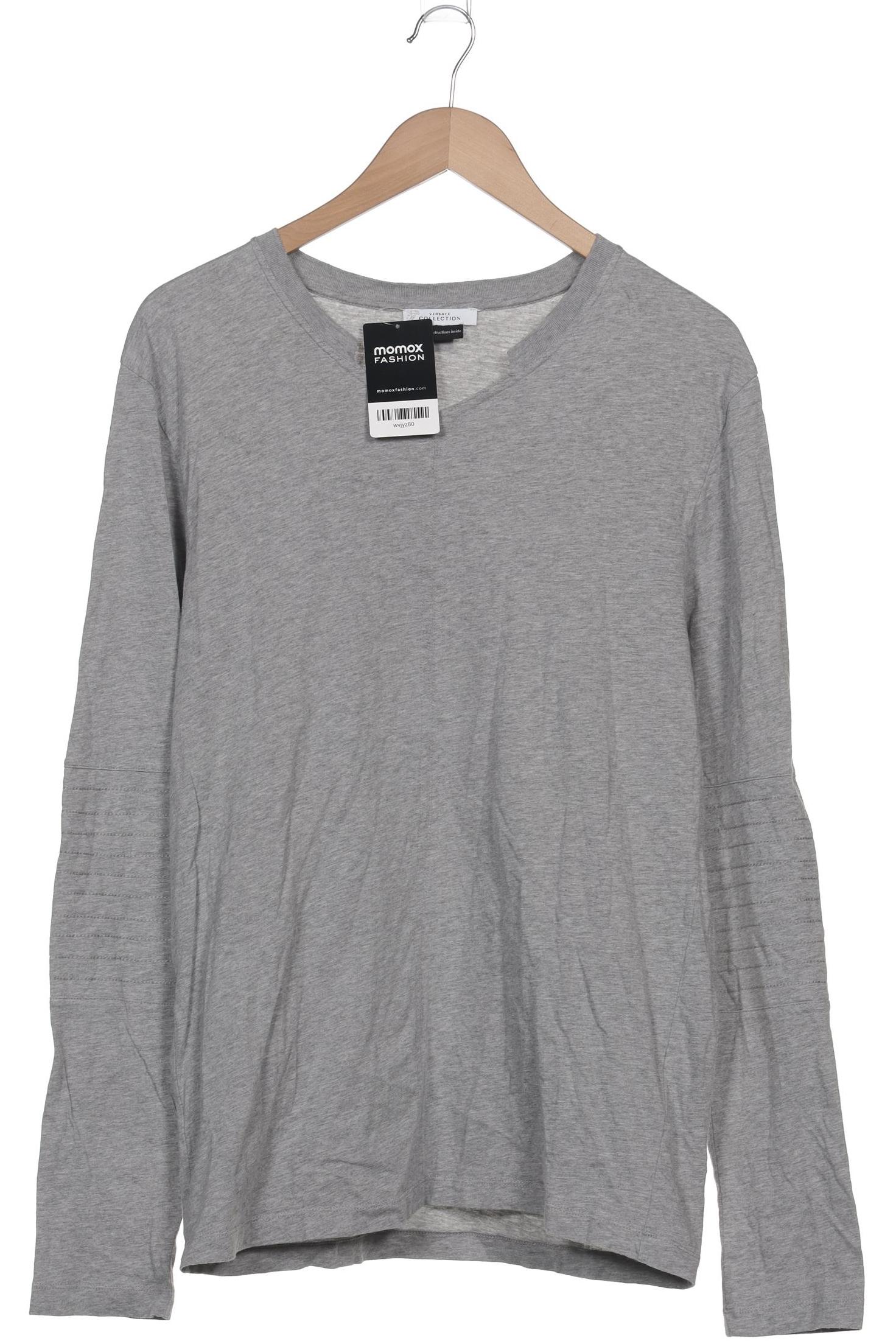 

Versace Collection Herren Langarmshirt, grau, Gr. 54