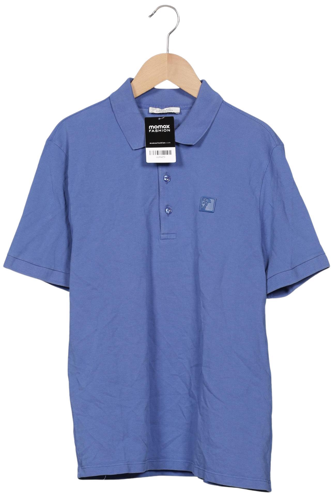 Thumbnail - Versace Collection Herren Poloshirt, blau, Gr. 48
