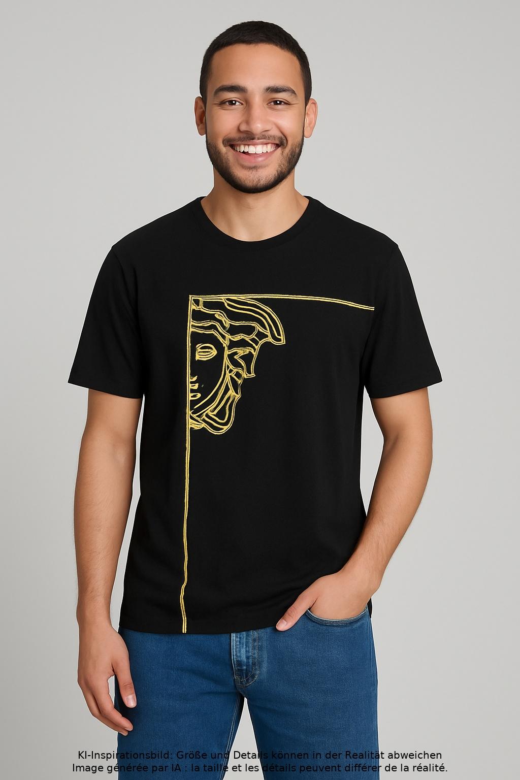 

Versace Collection Herren T-Shirt, mehrfarbig, Gr. 52