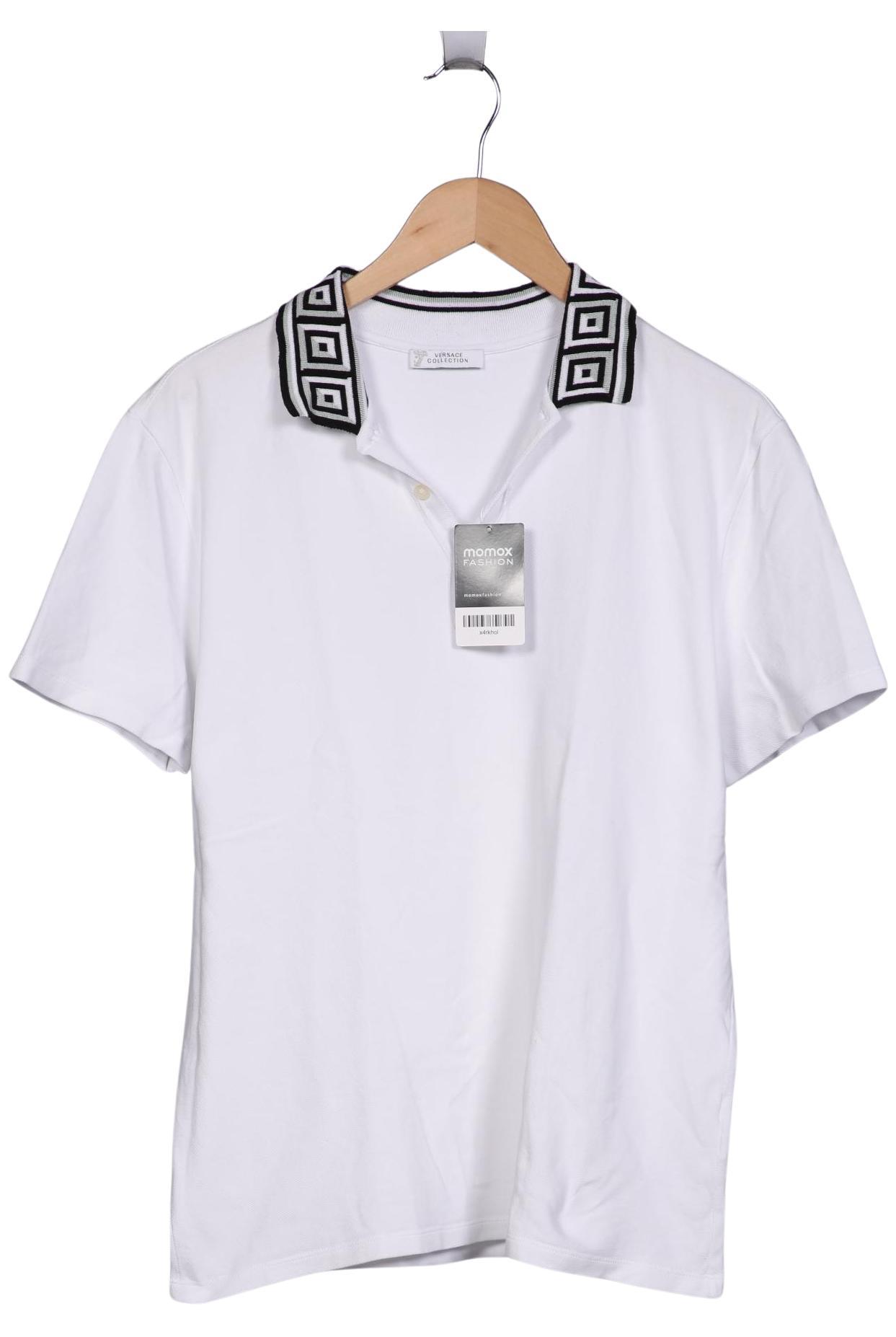 

Versace Collection Herren Poloshirt, weiß, Gr. 56