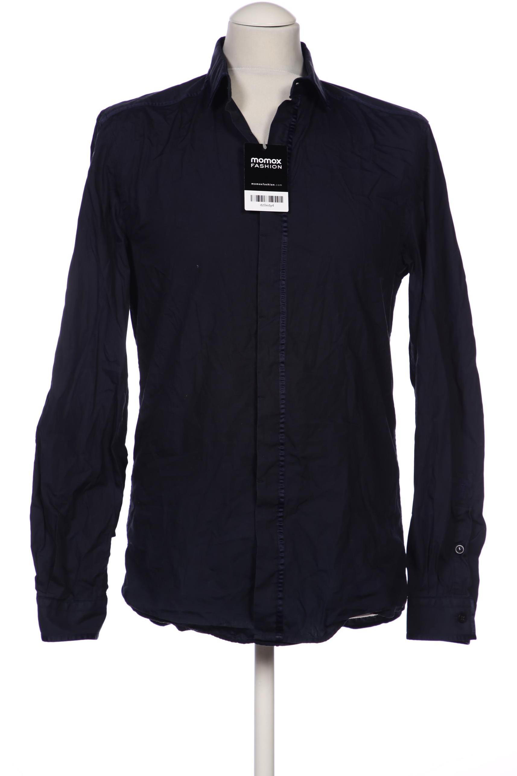 

Versace Collection Herren Hemd, marineblau, Gr. 48