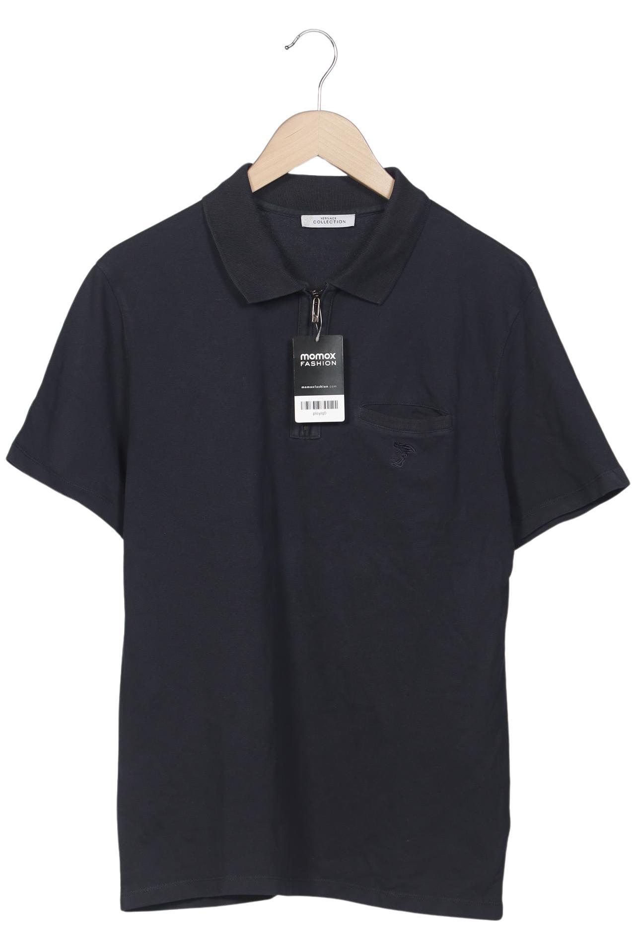 Thumbnail - Versace Collection Herren Poloshirt, marineblau, Gr. 52