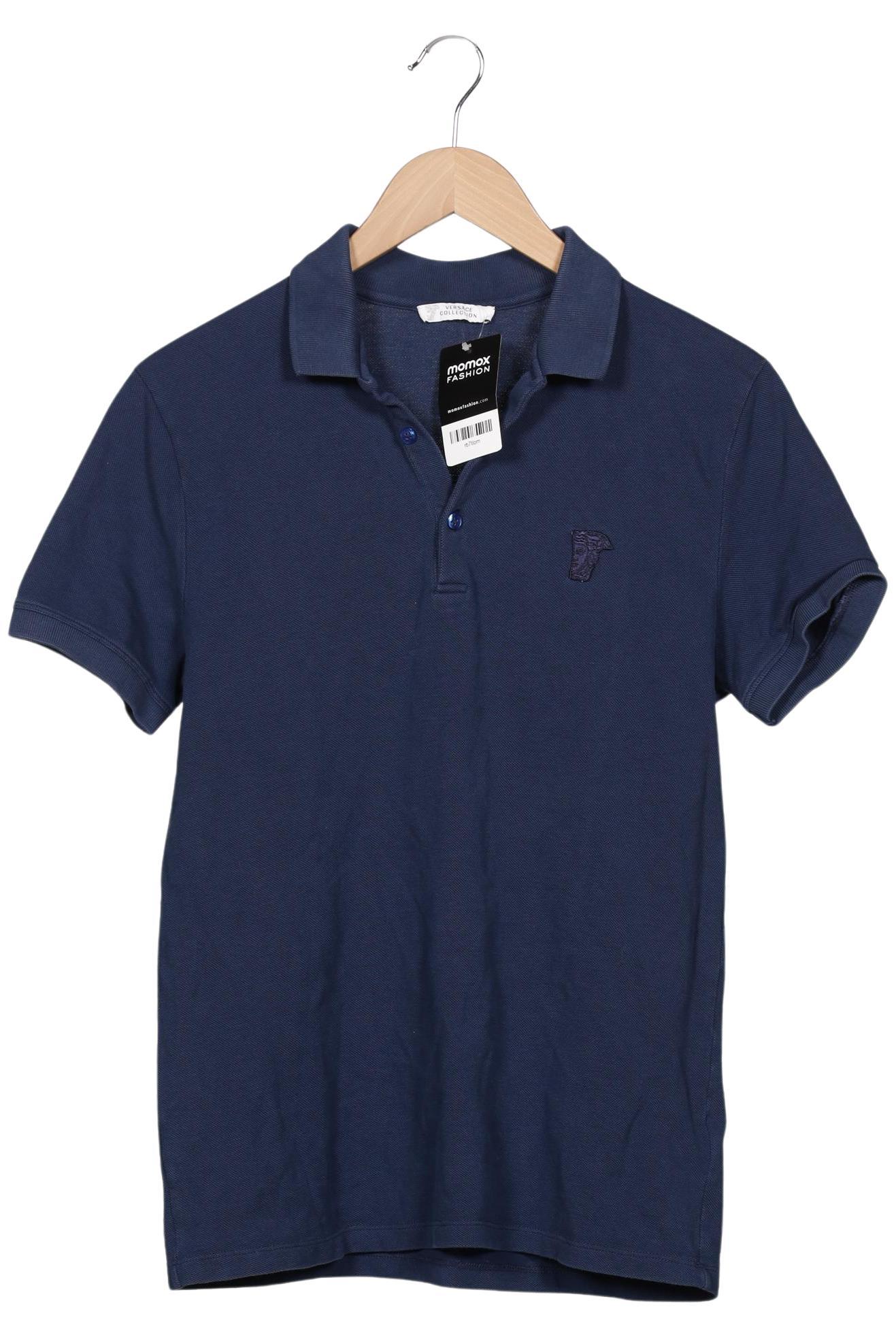 

Versace Collection Herren Poloshirt, blau, Gr. 48