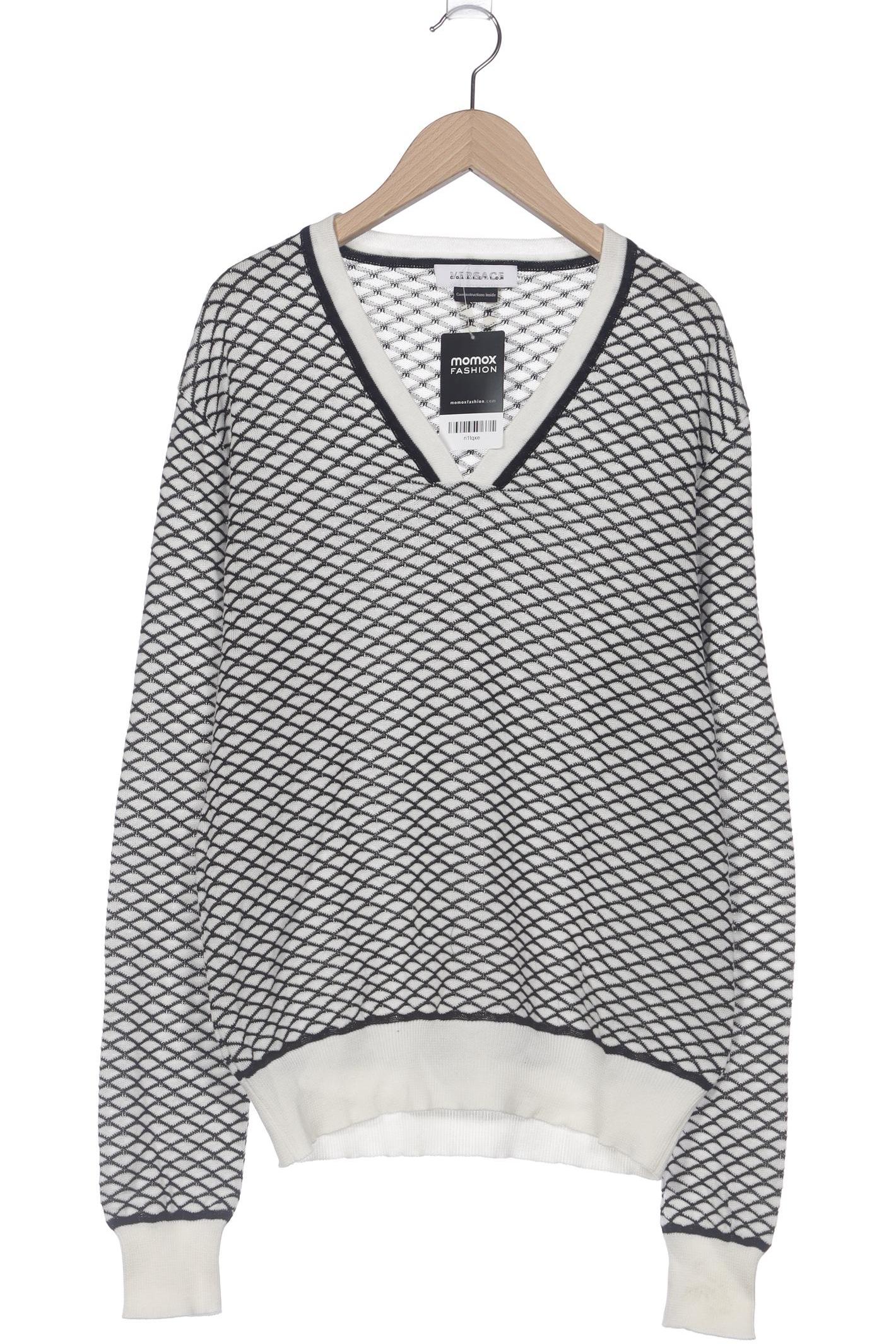 

Versace Collection Herren Pullover, weiß, Gr. 52