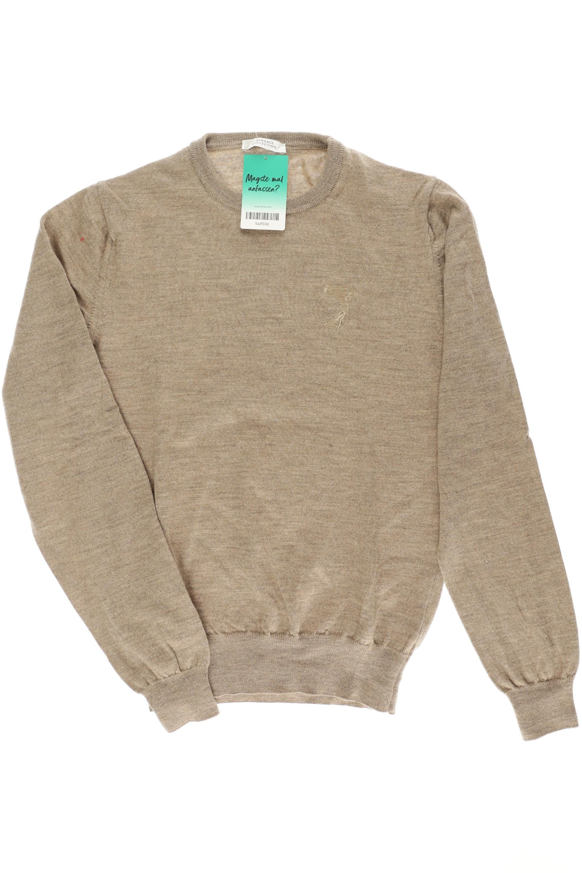 

Versace Collection Herren Pullover, beige, Gr. 52