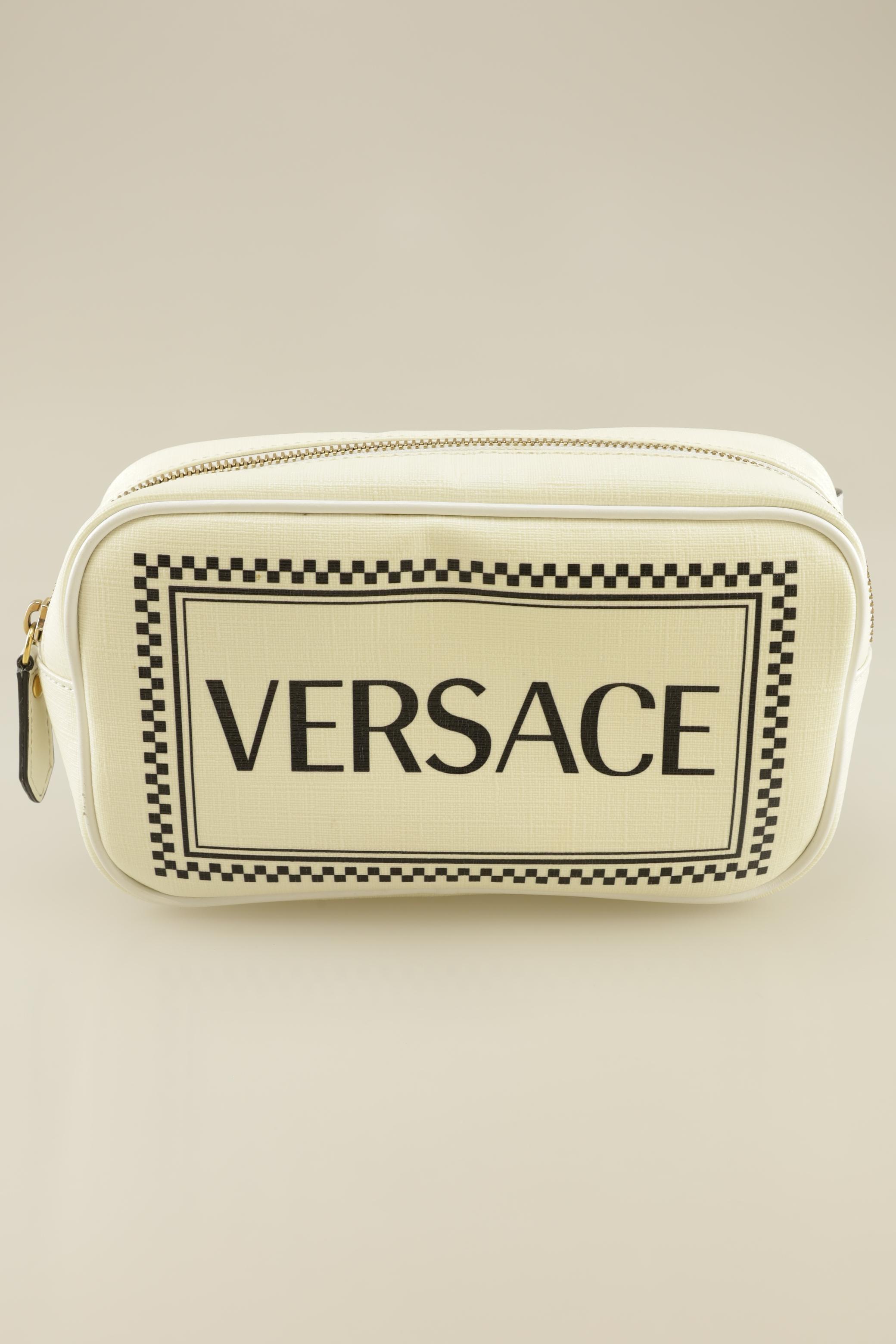 

Versace Damen Handtasche, cremeweiß, Gr.