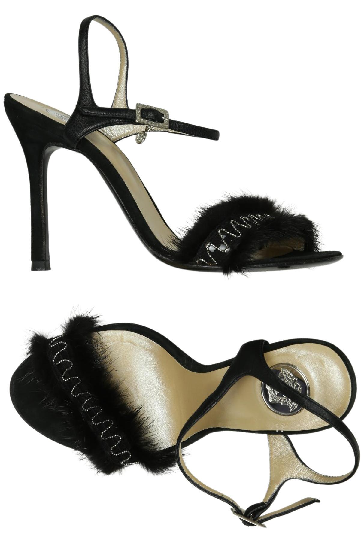 

Versace Damen Sandale, schwarz, Gr. 37