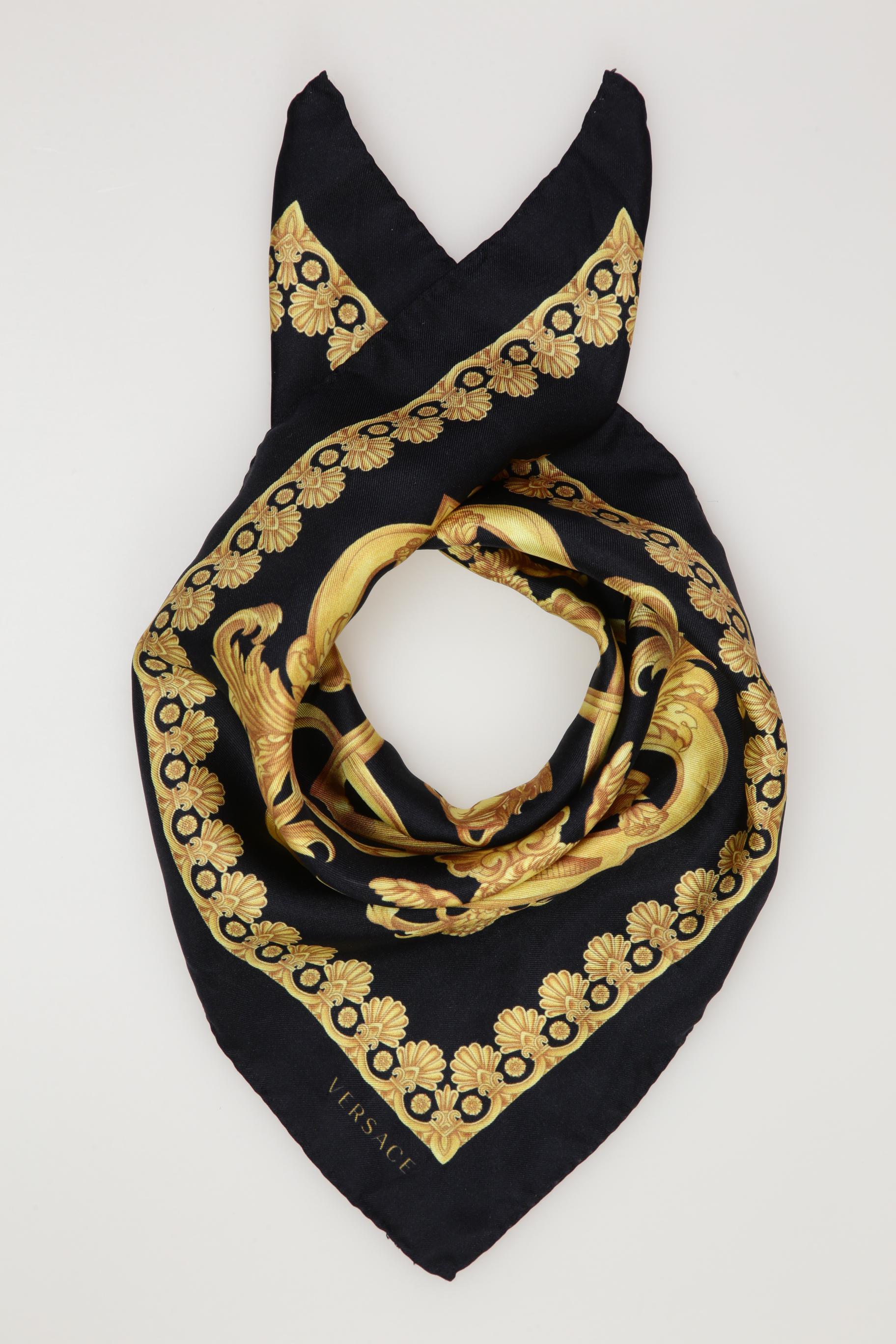 

Versace Damen Schal, schwarz, Gr.