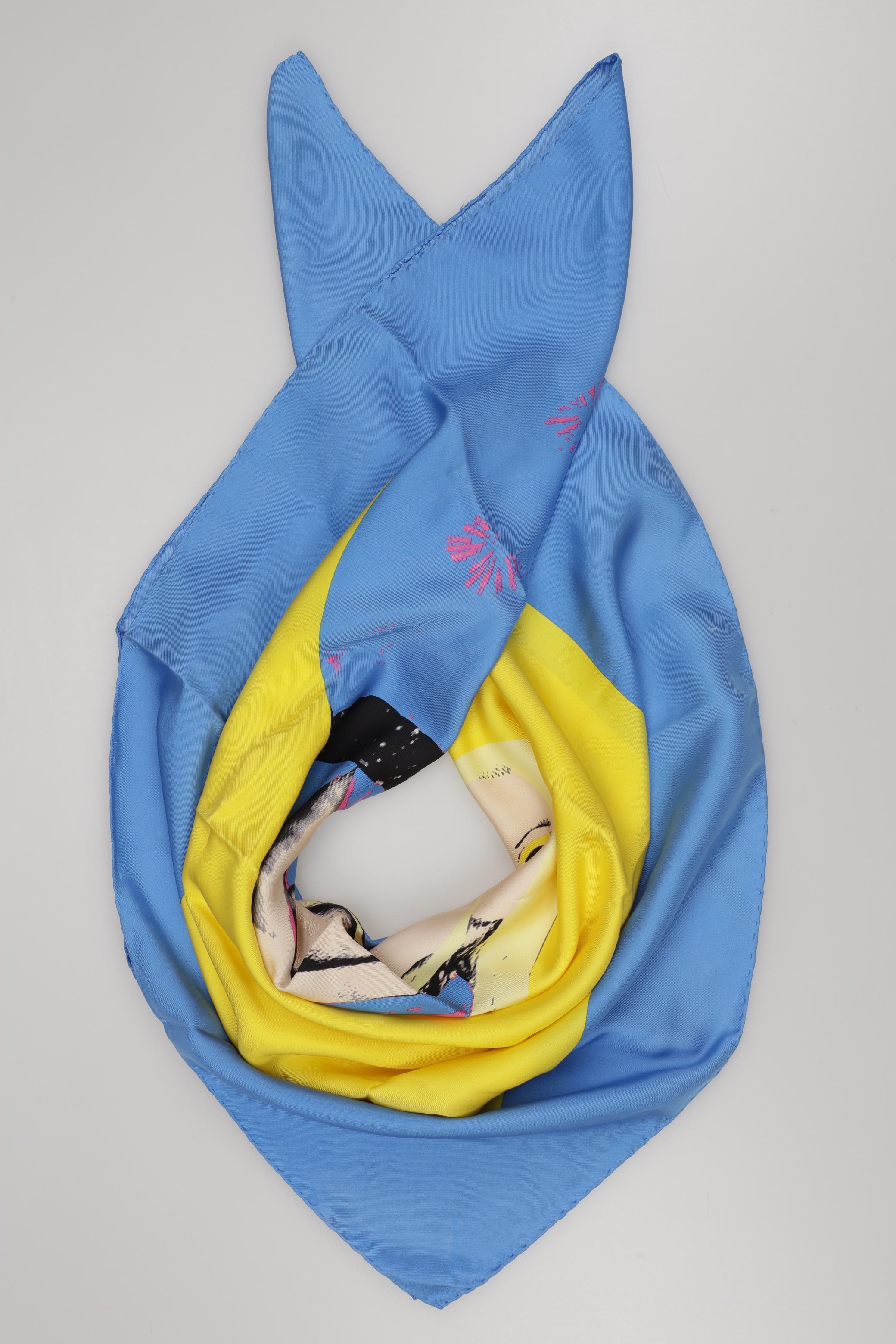 

Versace Damen Schal, blau, Gr.