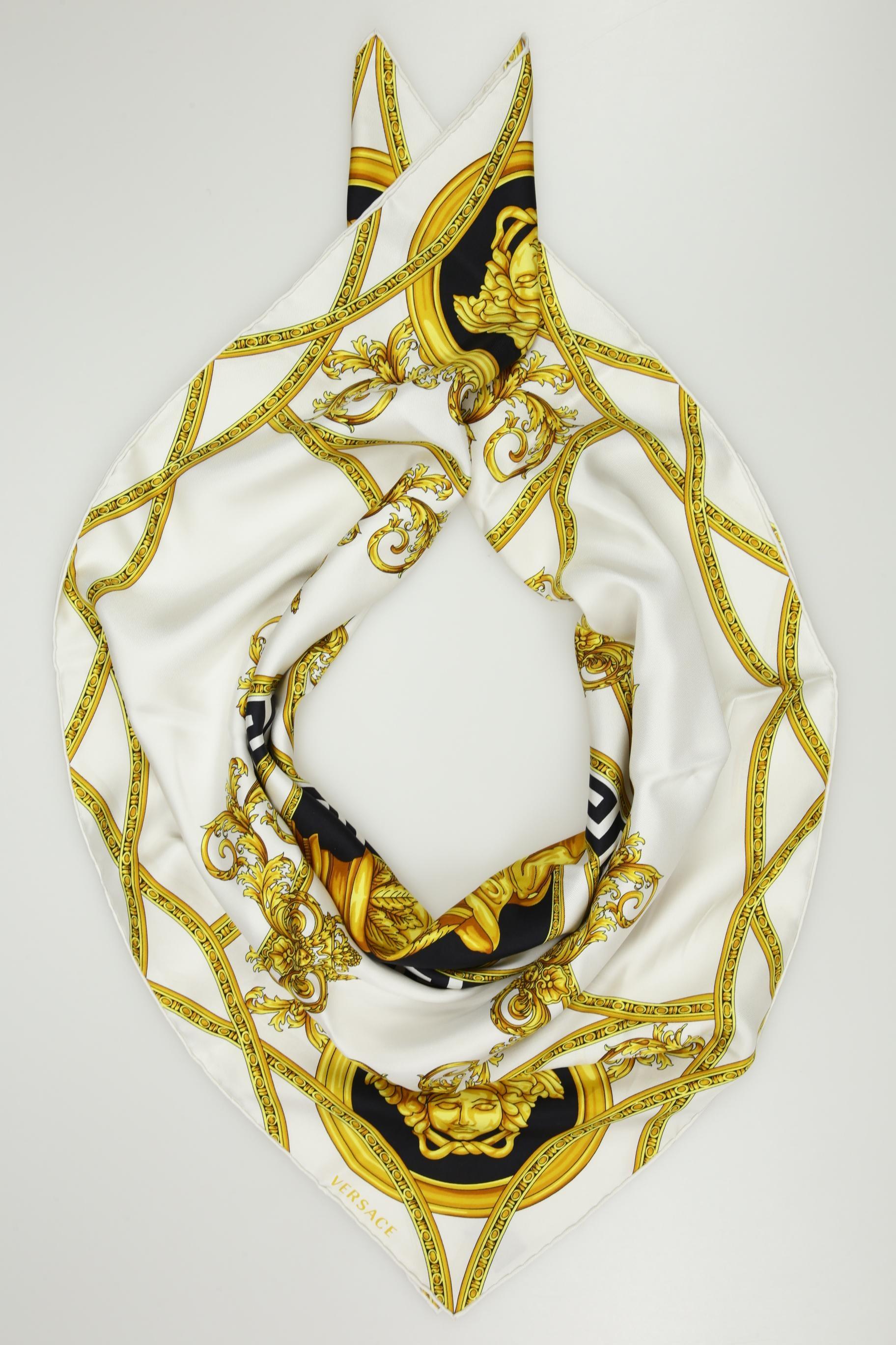 

Versace Damen Schal, weiß, Gr.
