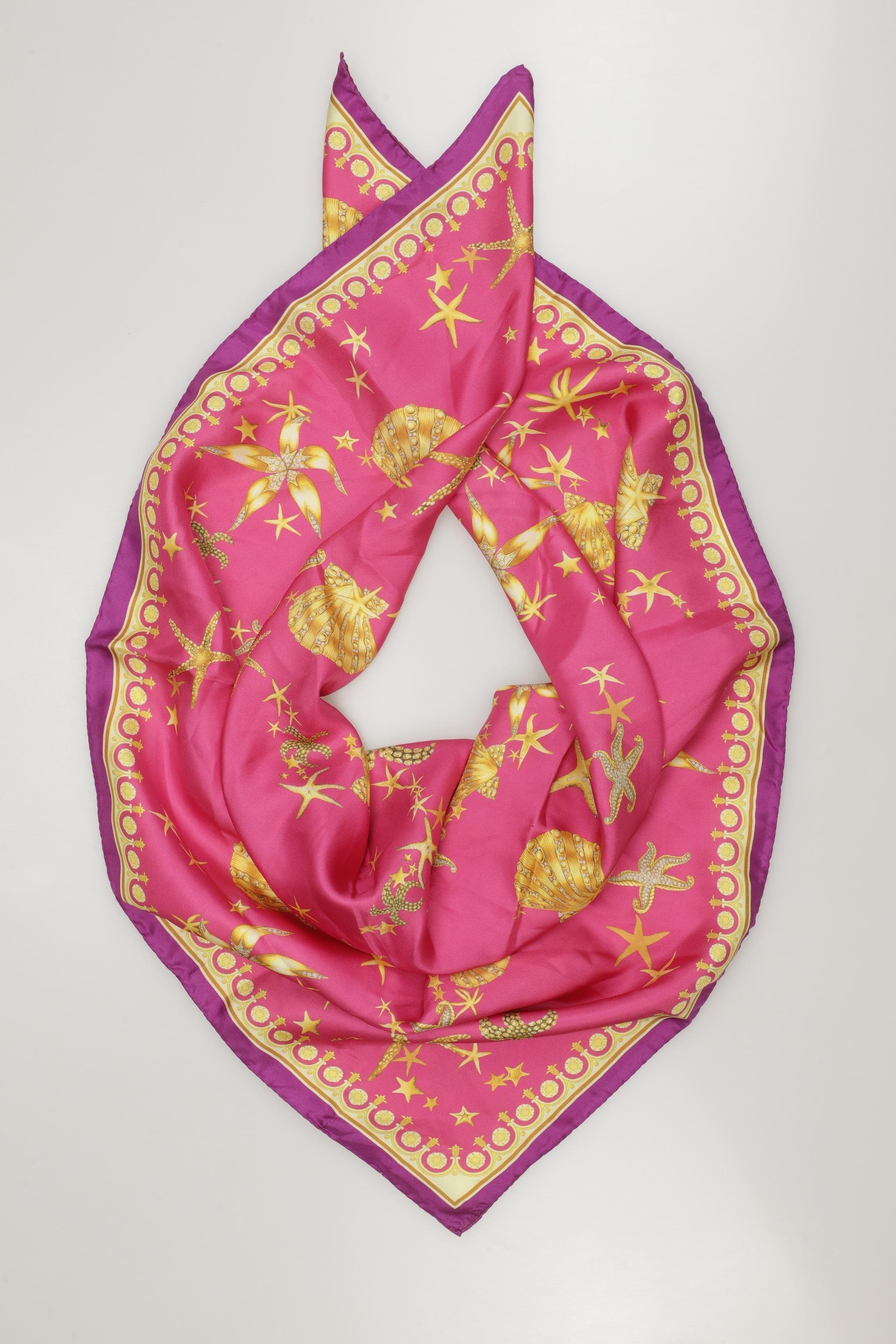 

Versace Damen Schal, pink, Gr.