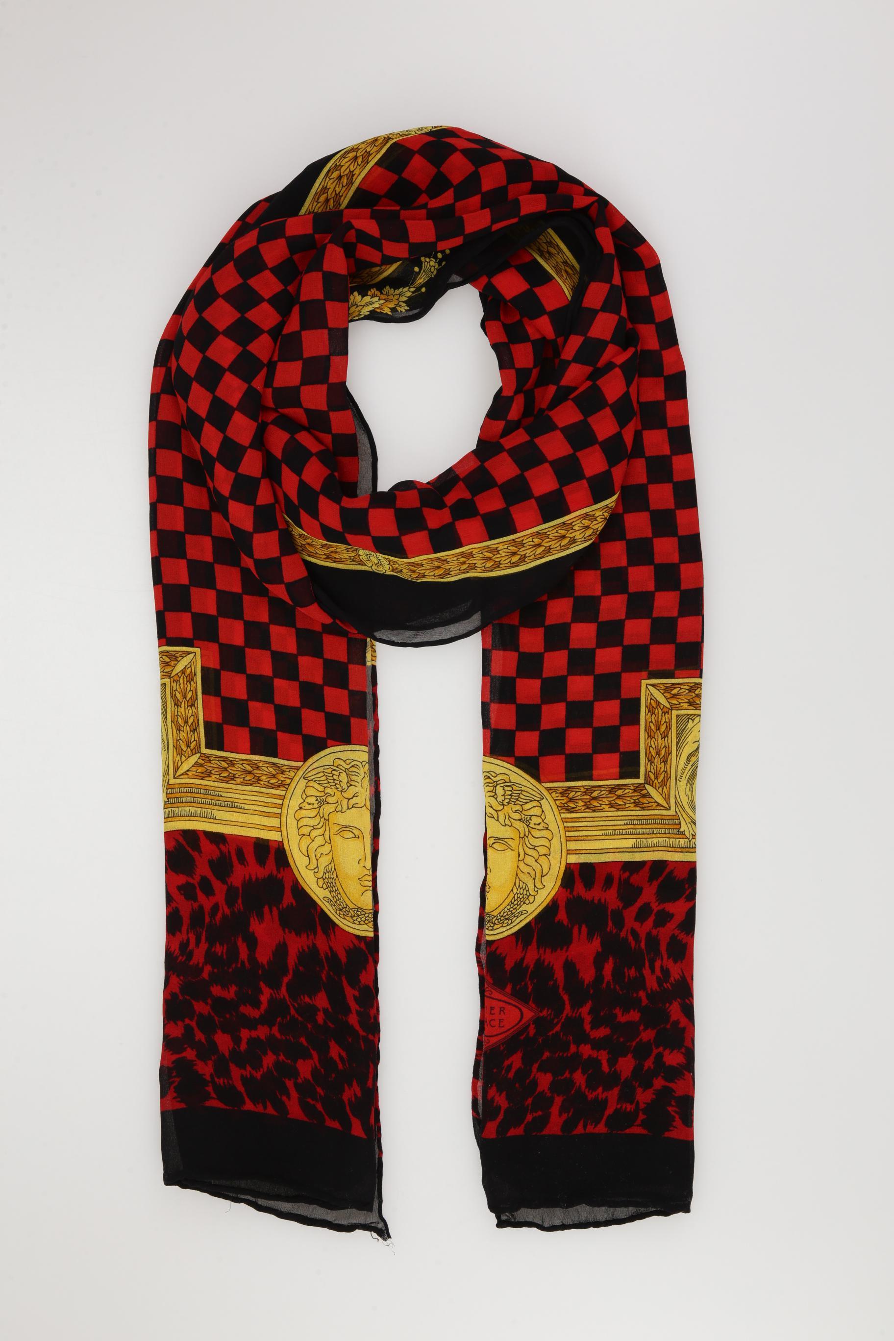 

Versace Damen Schal, mehrfarbig, Gr.