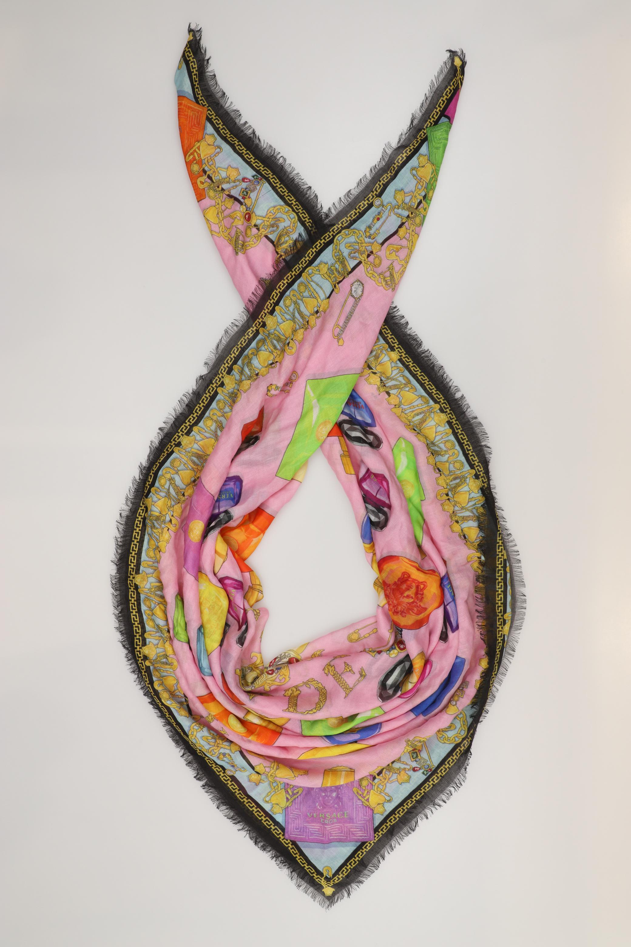 

Versace Damen Schal, mehrfarbig