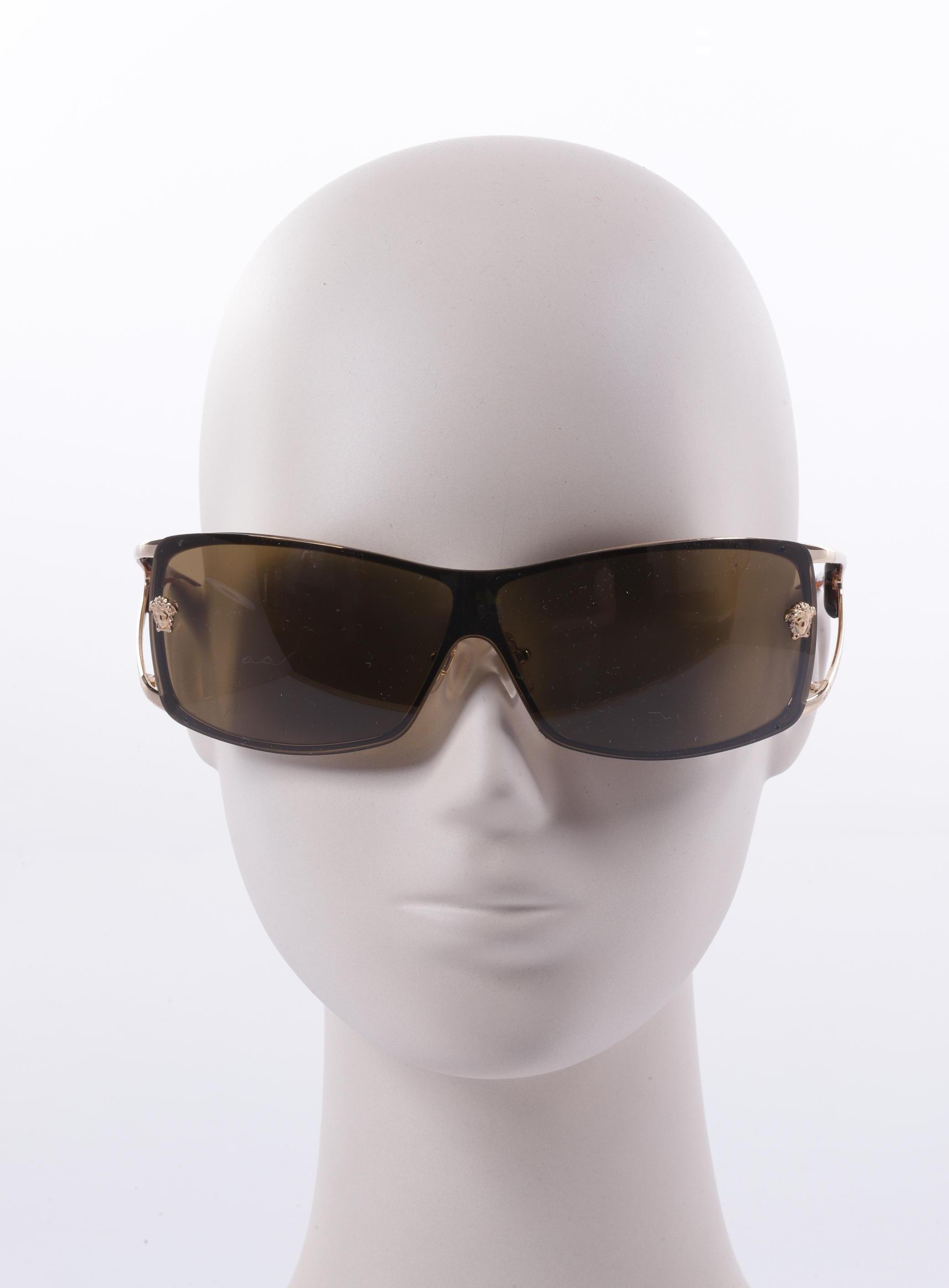 

Versace Damen Sonnenbrille, gold, Gr.