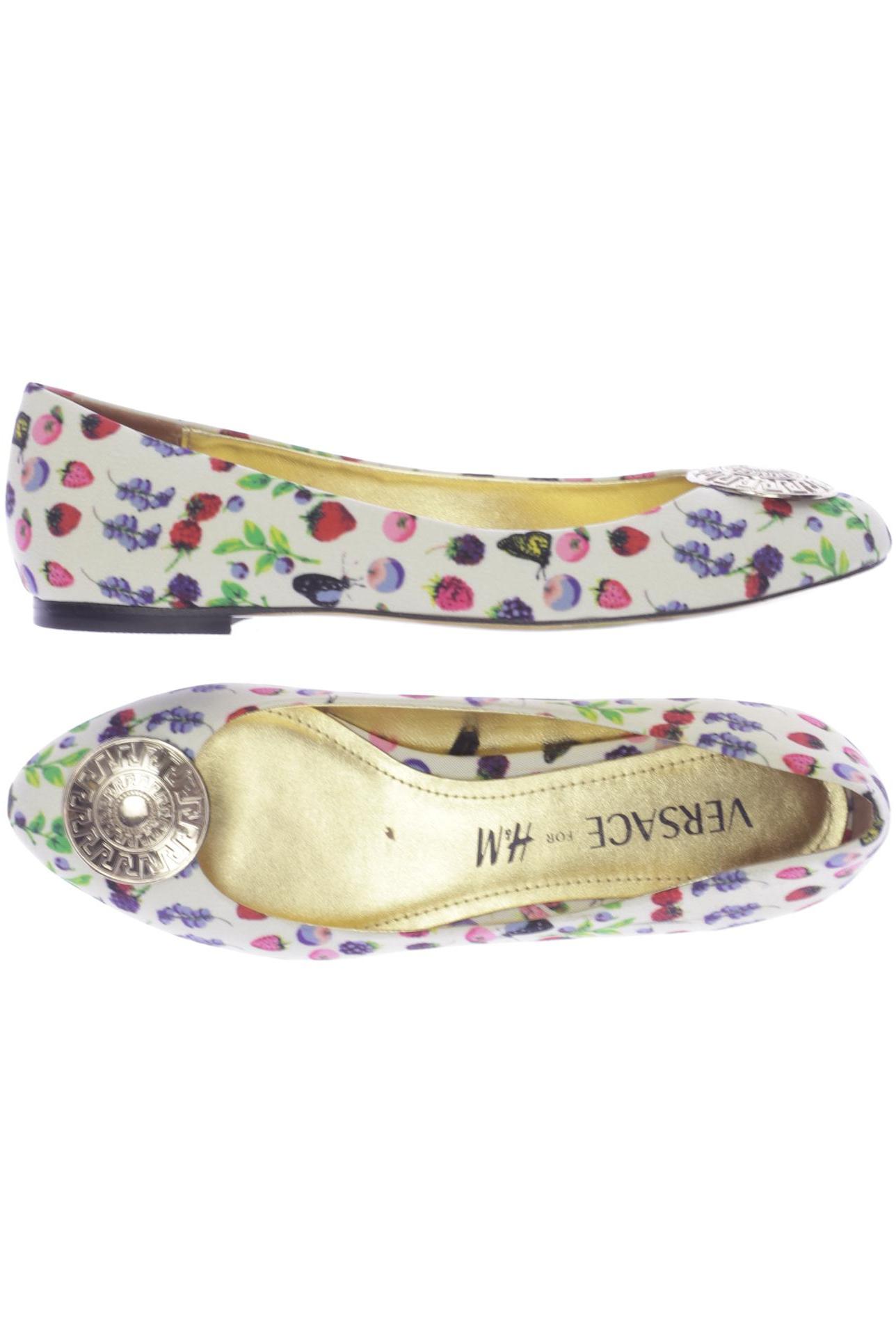 

Versace for H&M Damen Ballerinas, cremeweiß