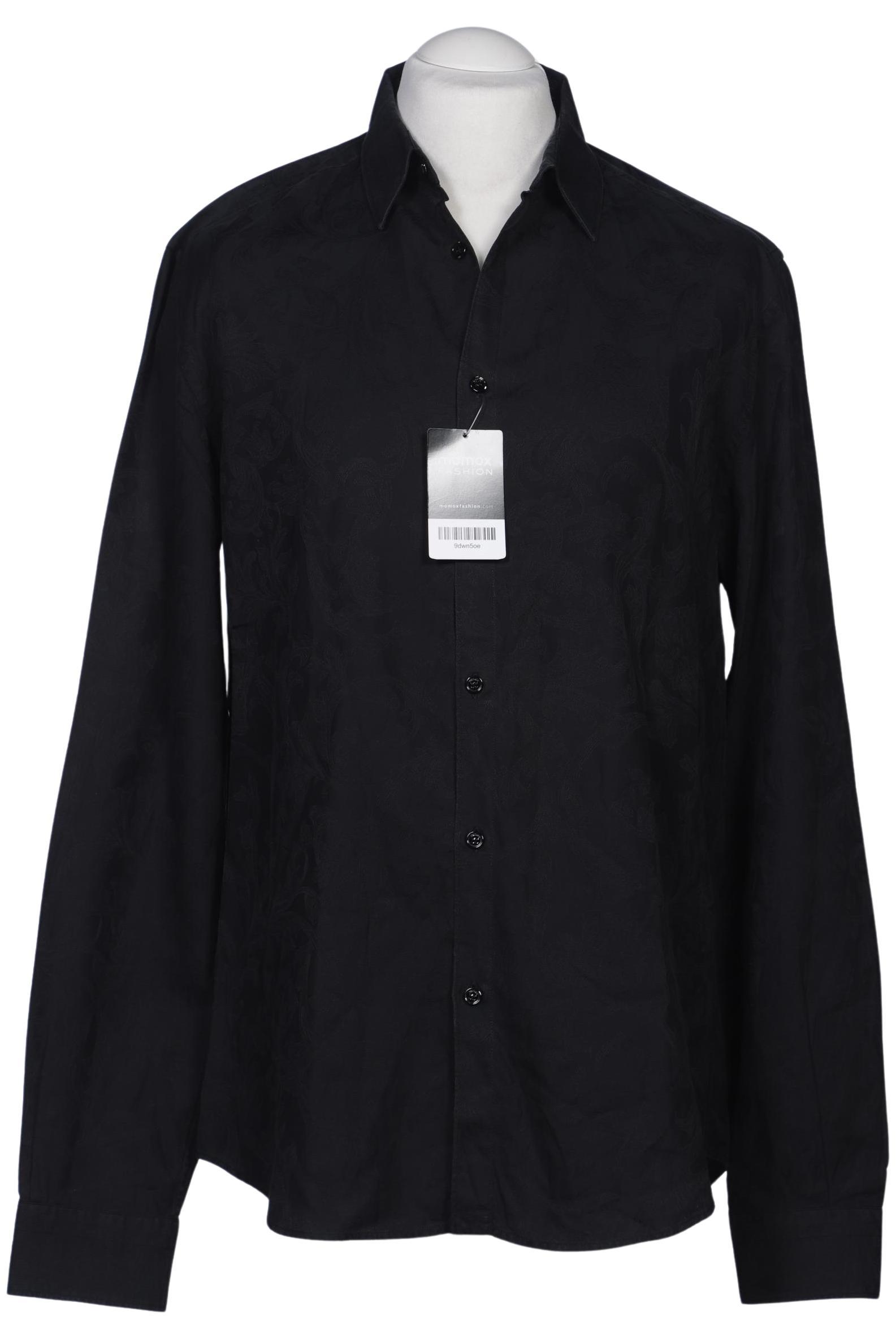 

Versace Herren Hemd, schwarz, Gr. 52