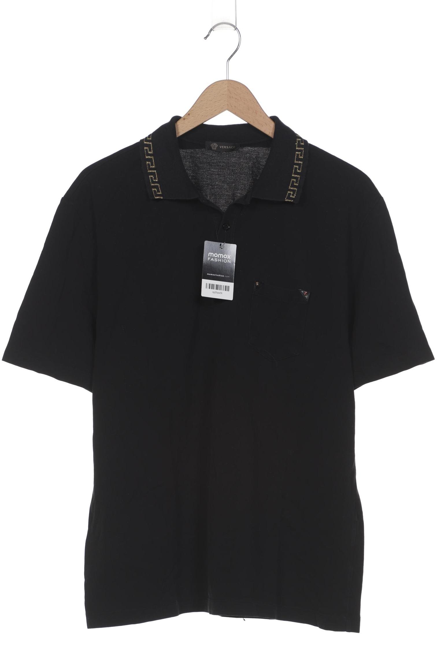 

Versace Herren Poloshirt, schwarz, Gr. 56