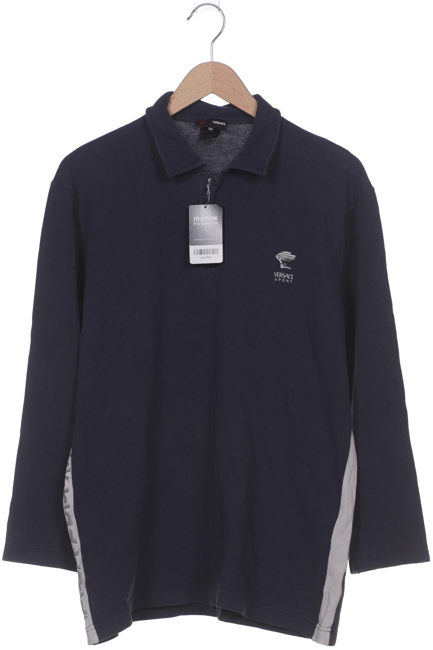 

Versace Herren Poloshirt, marineblau, Gr. 56