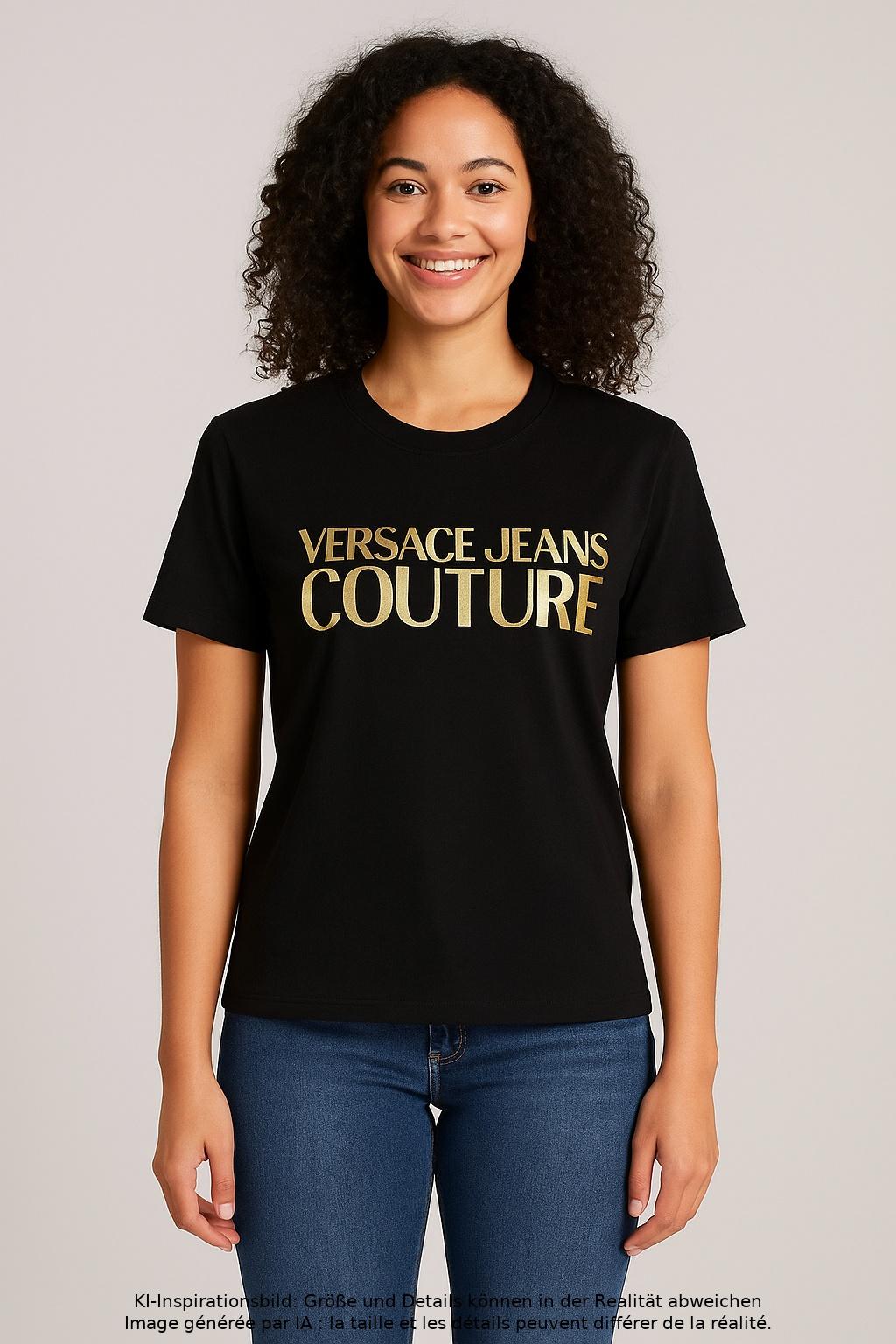 

Versace Jeans Couture Damen T-Shirt, mehrfarbig, Gr. 44