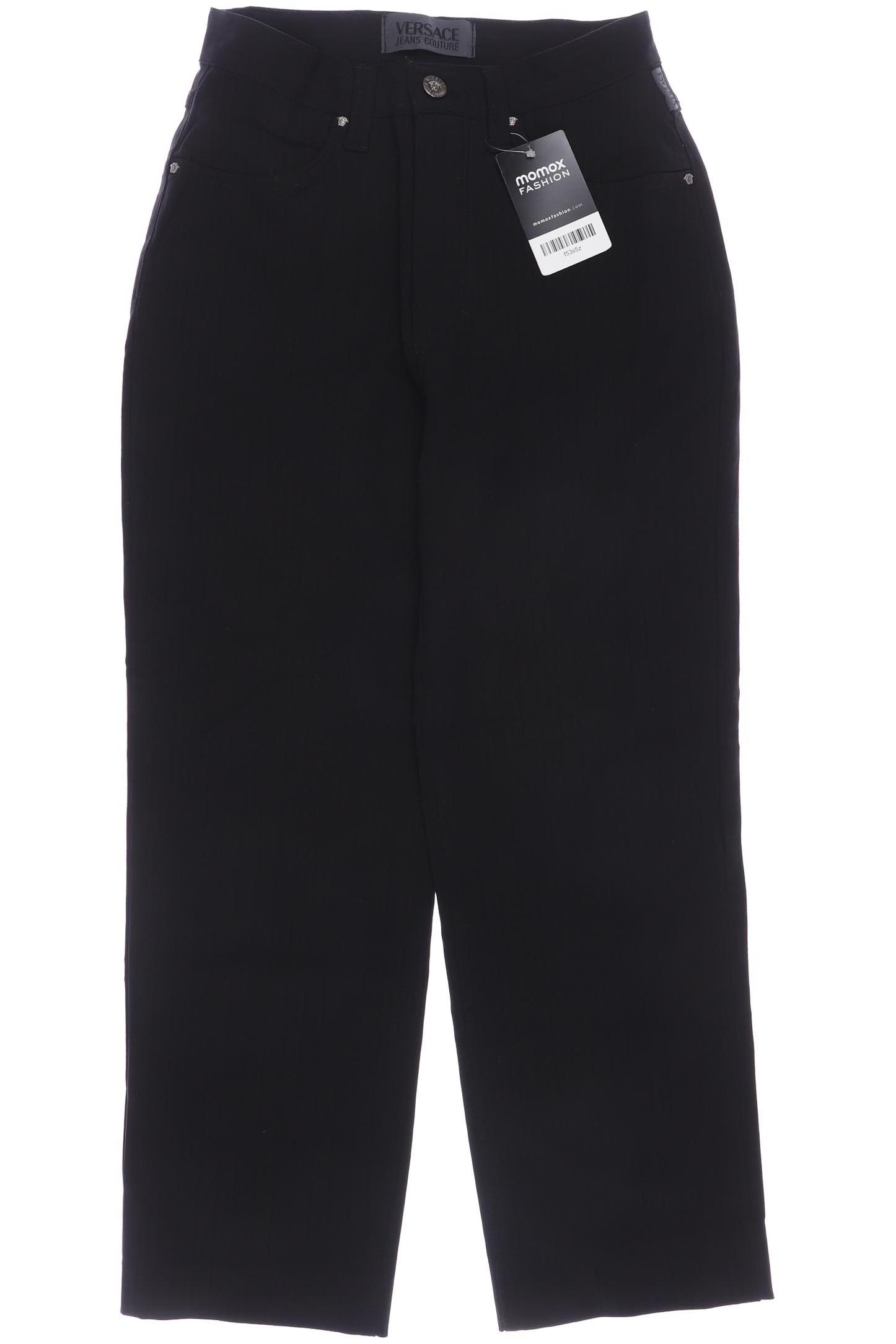 

Versace Jeans Couture Damen Stoffhose, schwarz, Gr. 28