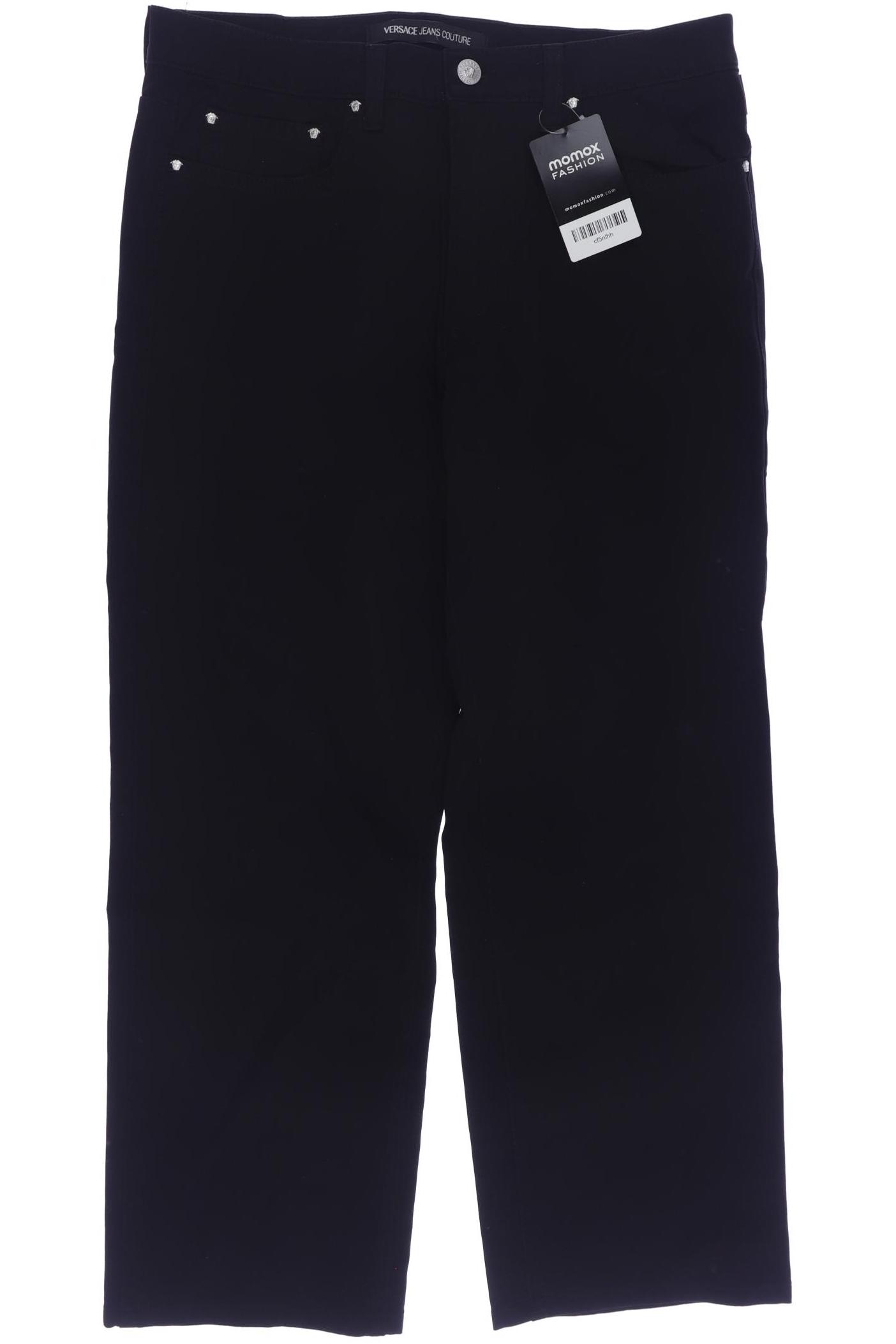 

Versace Jeans Couture Damen Stoffhose, schwarz, Gr. 34