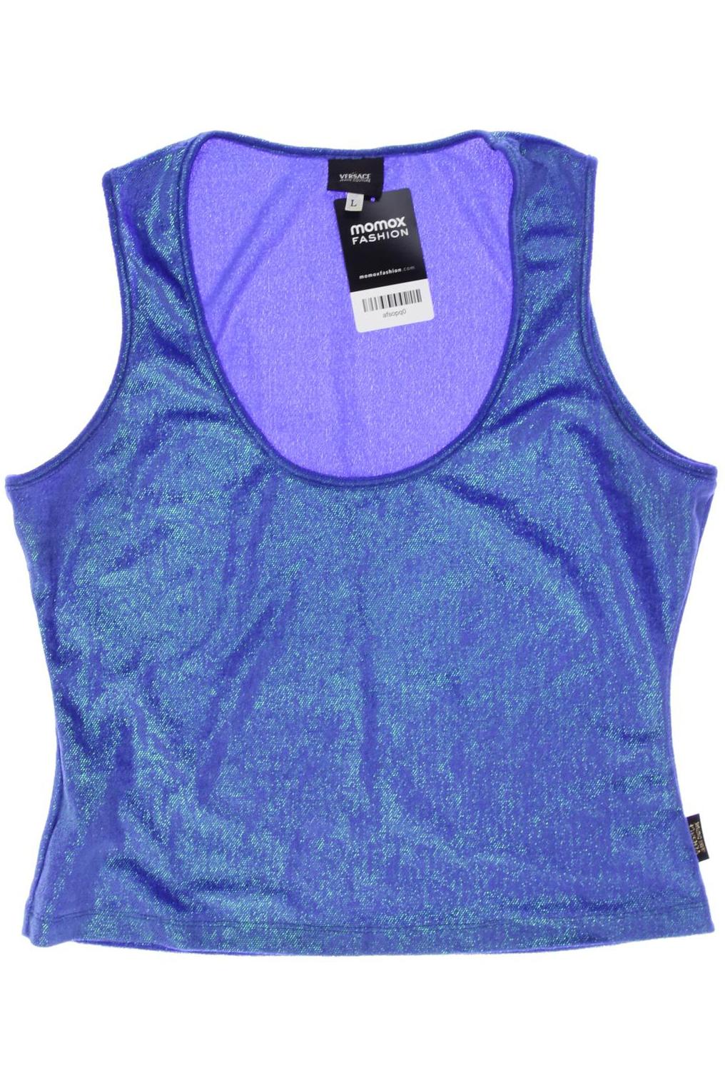 

Versace Jeans Couture Damen Top, blau, Gr. 42
