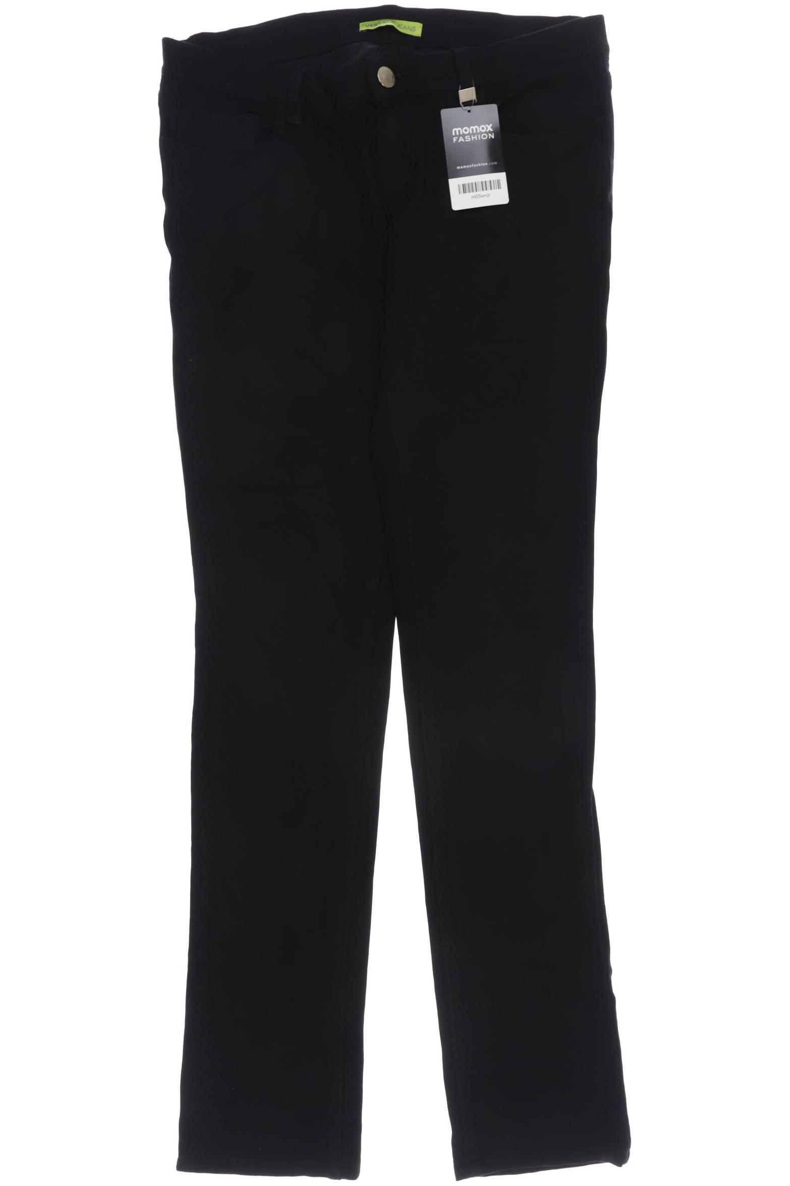 

Versace Jeans Damen Stoffhose, schwarz, Gr. 38