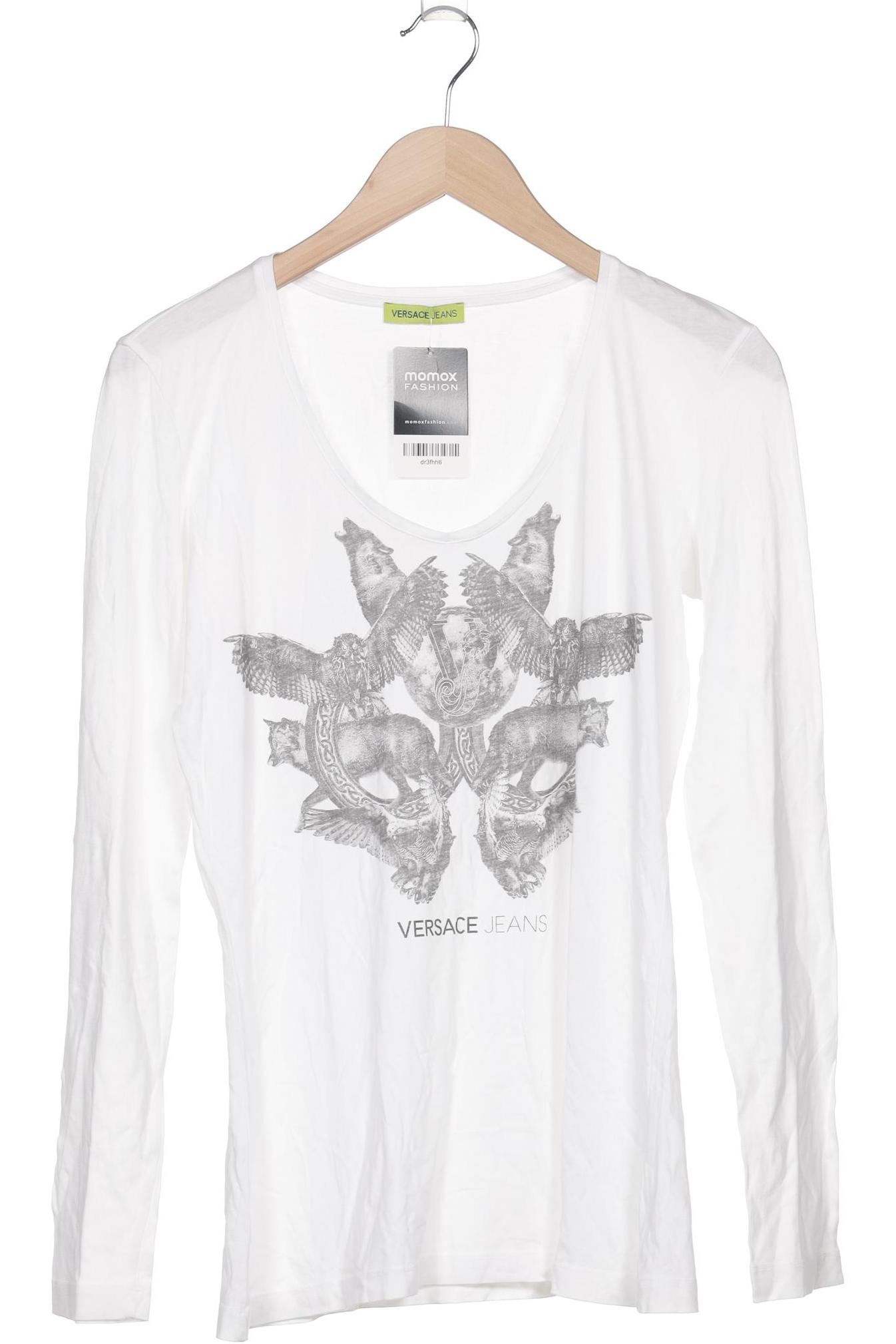 

Versace Jeans Damen Langarmshirt, weiß, Gr. 38