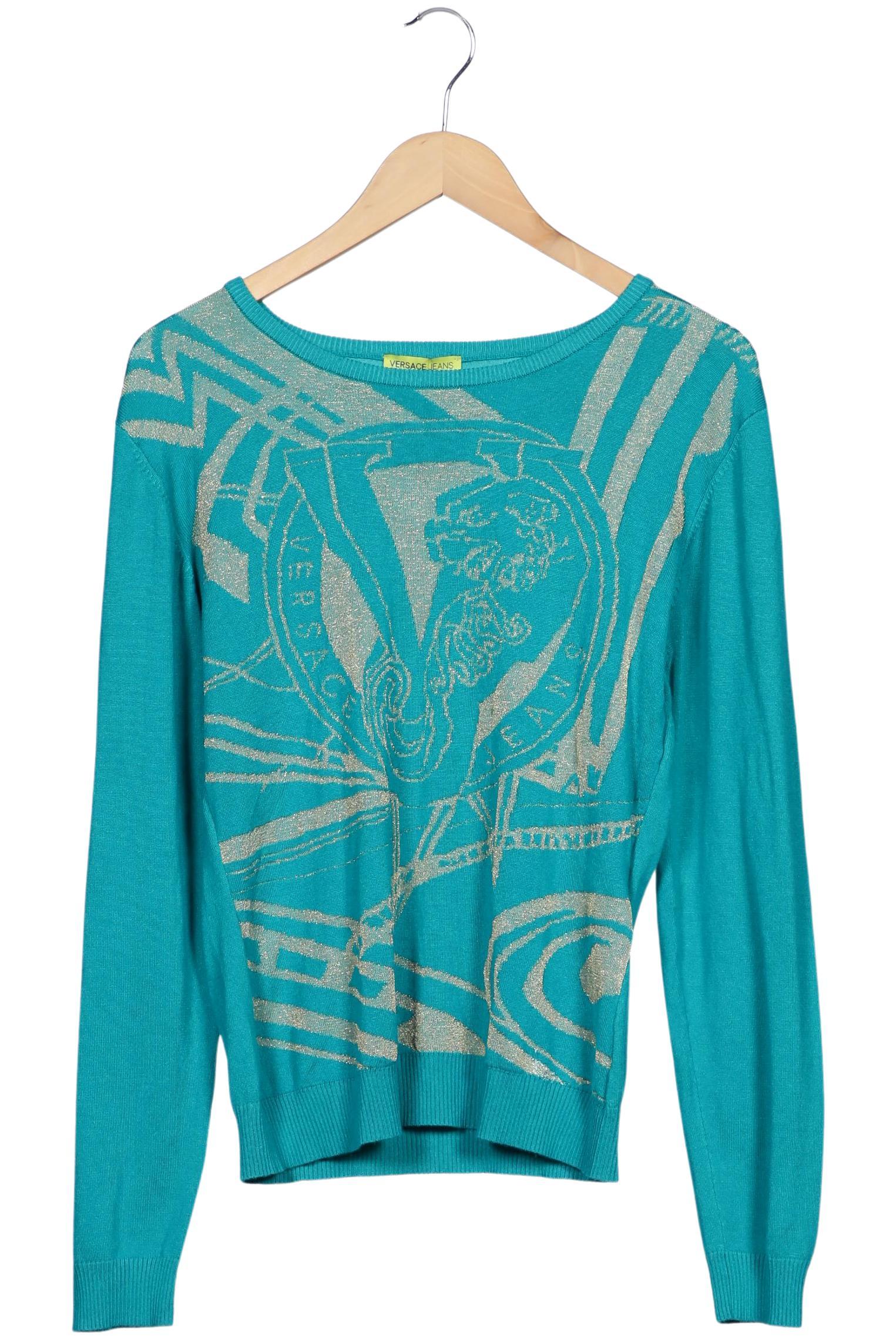 

Versace Jeans Damen Pullover, türkis, Gr. 42