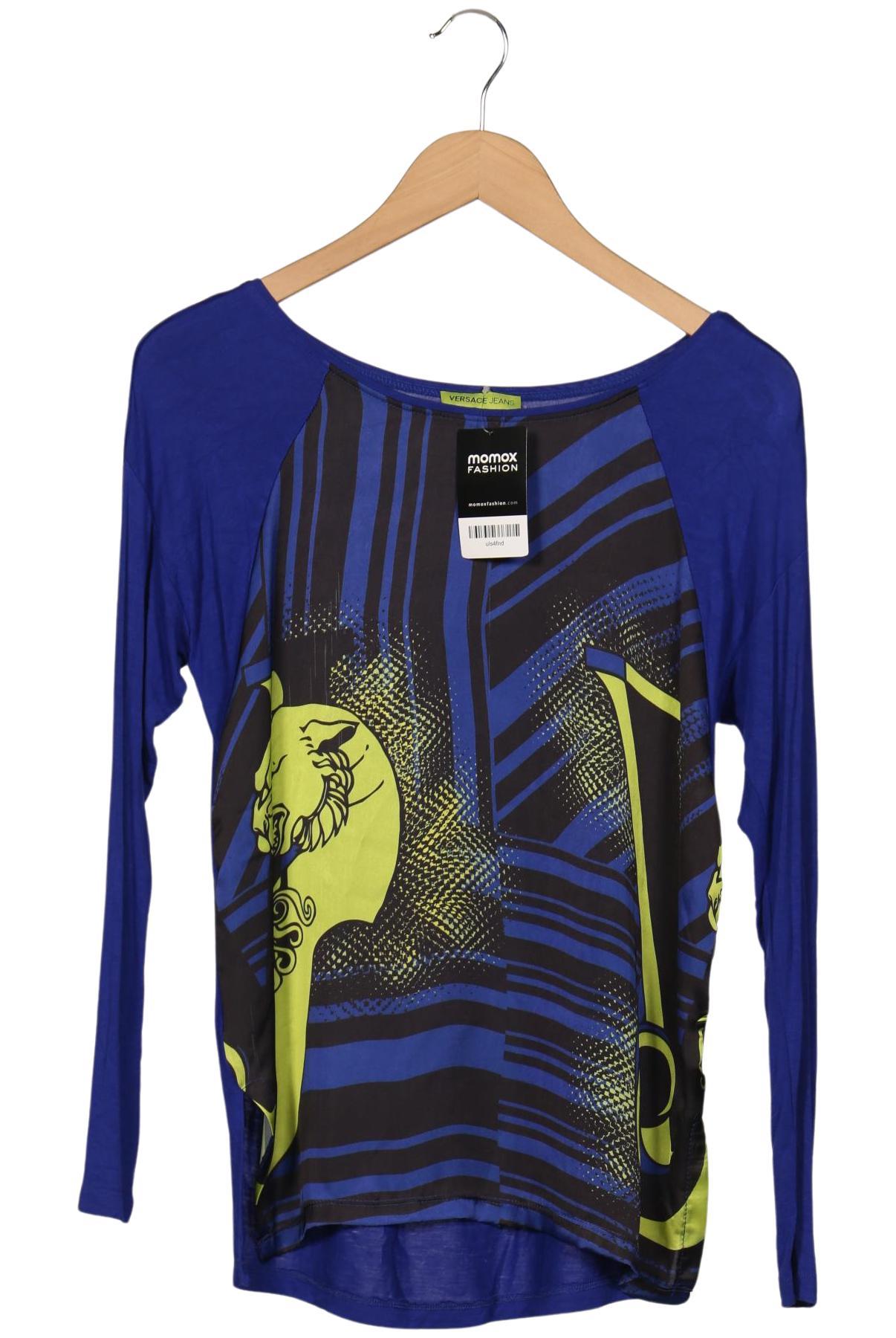 

Versace Jeans Damen Langarmshirt, blau, Gr. 38