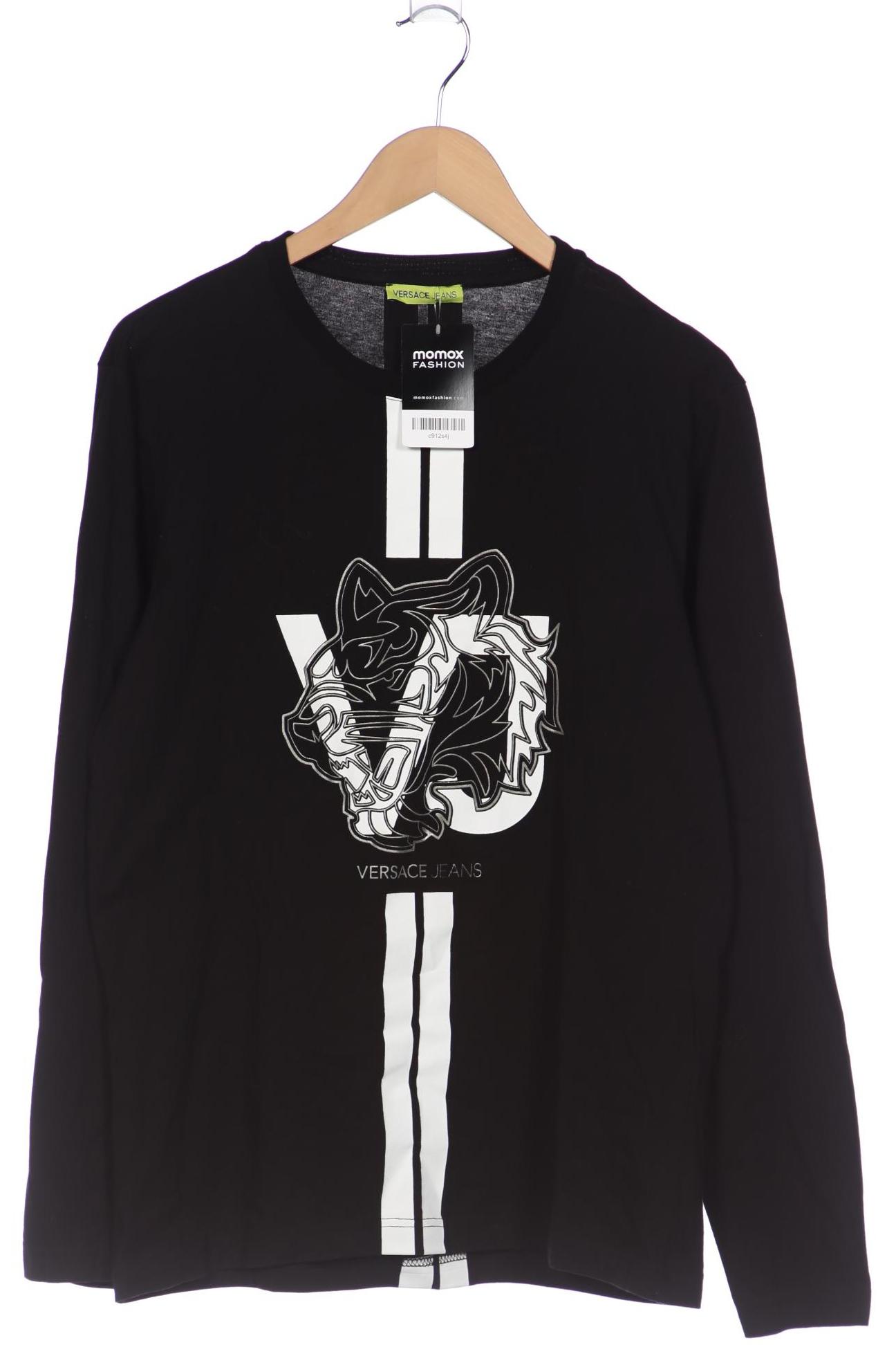 

VERSACE JEANS Herren Langarmshirt, schwarz