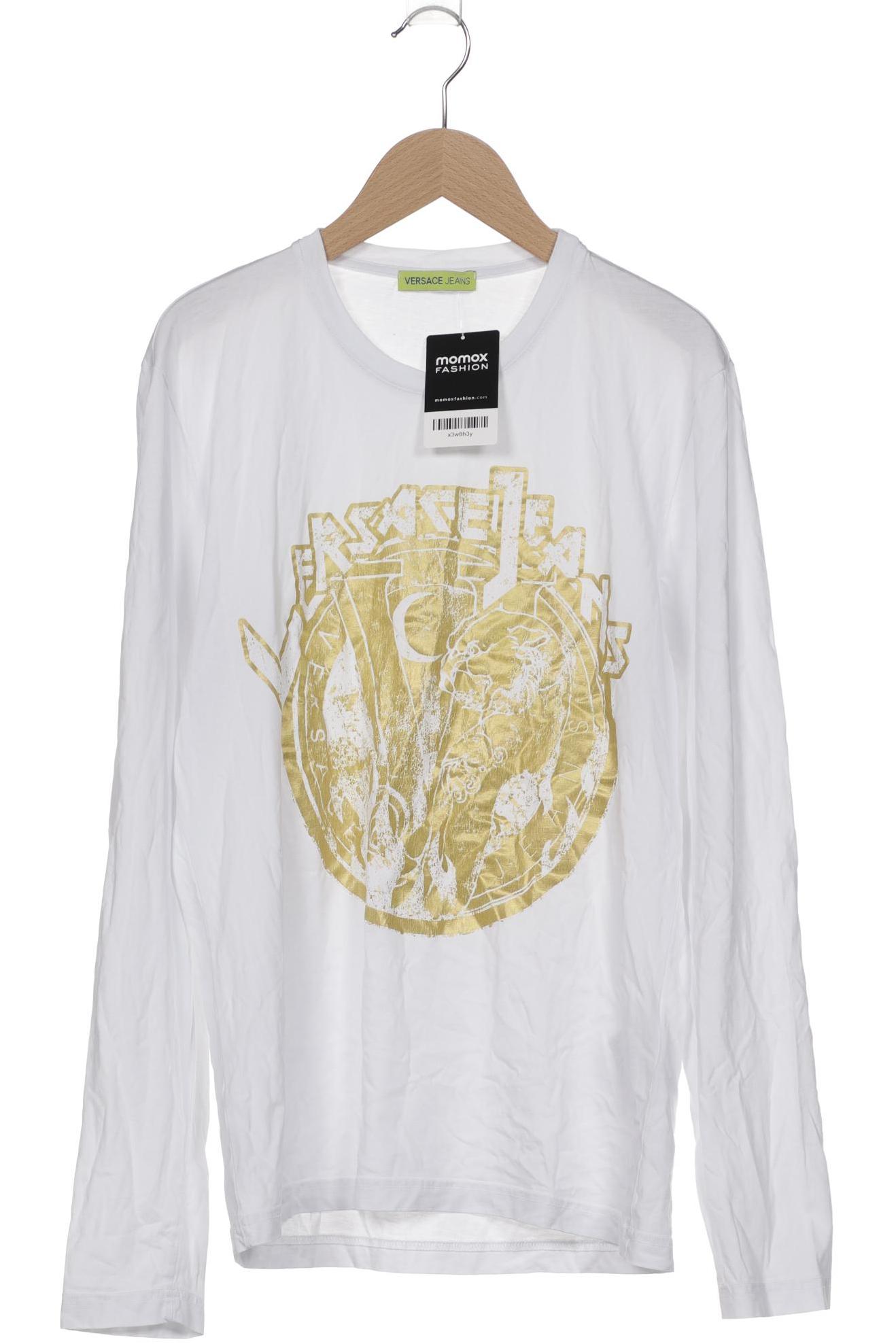 

Versace Jeans Herren Langarmshirt, weiß, Gr. 48