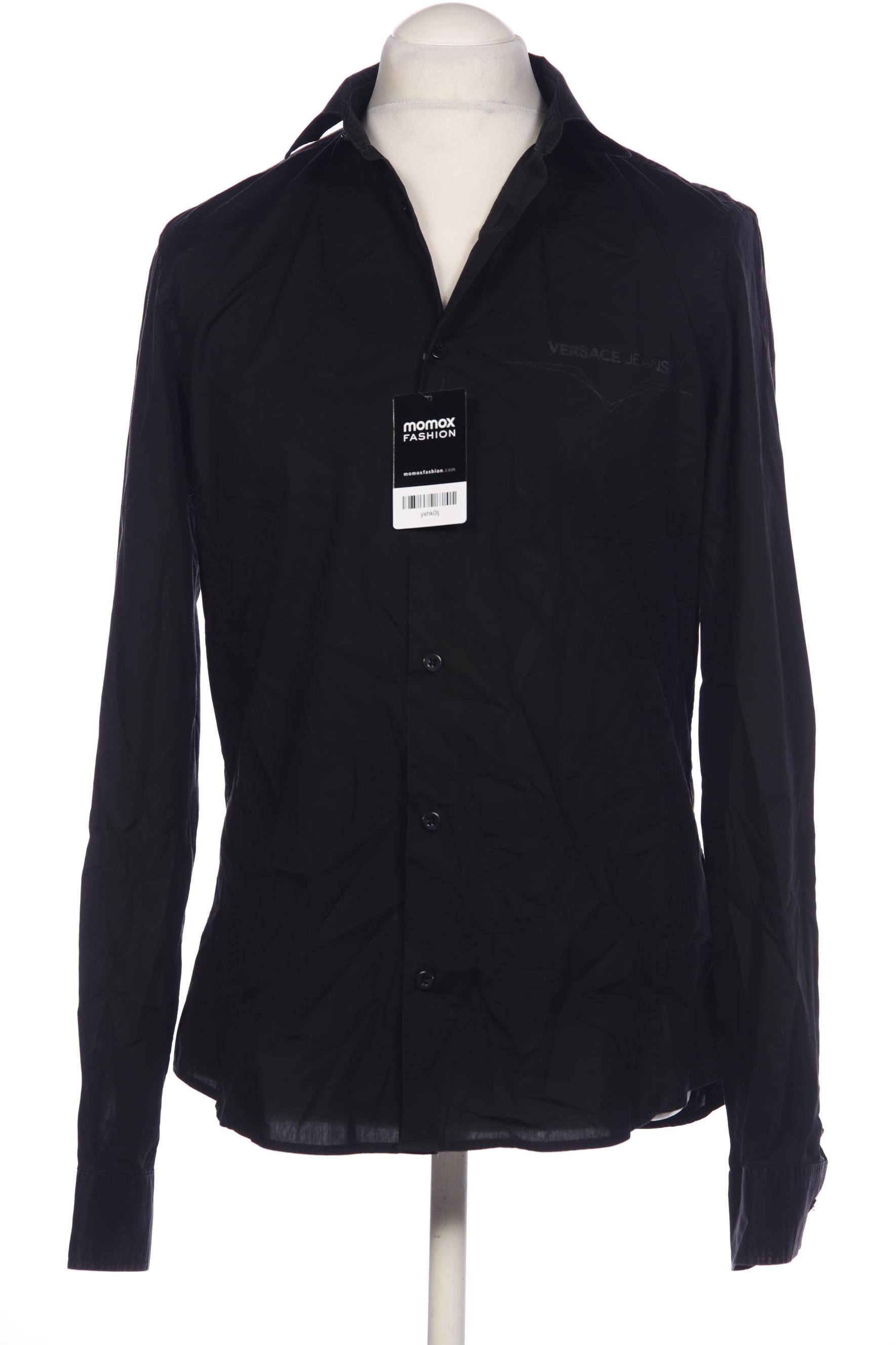 

Versace Jeans Herren Hemd, schwarz, Gr. 46