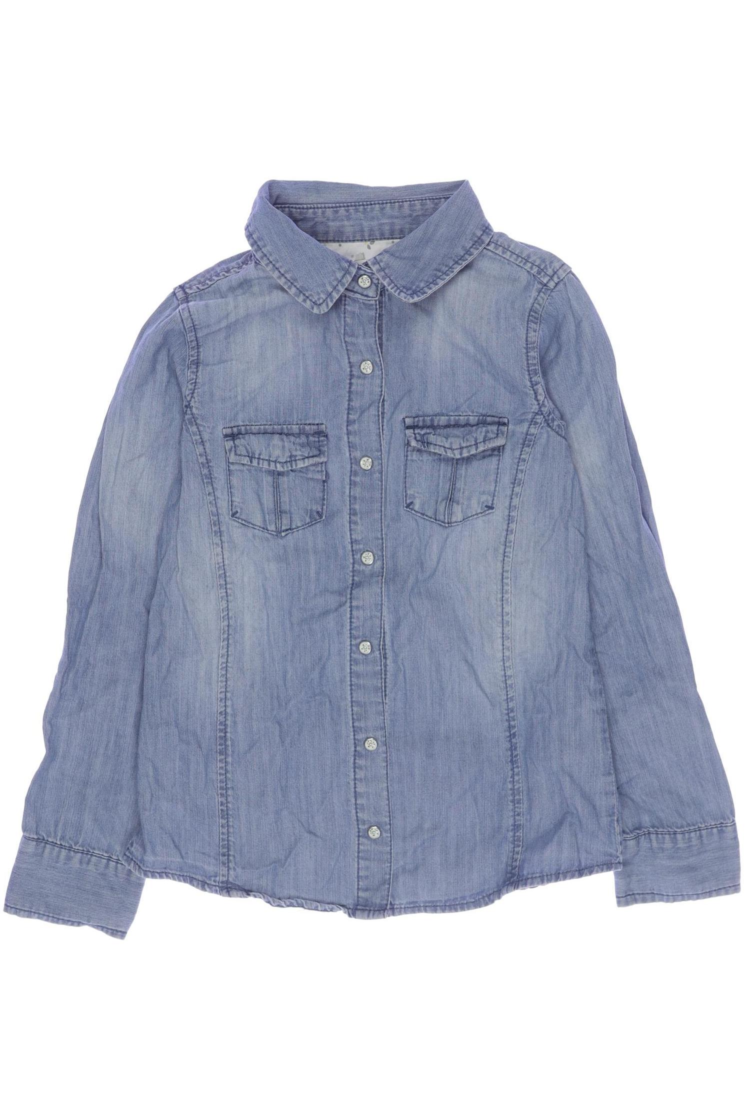 

vertbaudet Herren Hemd, blau, Gr. 128