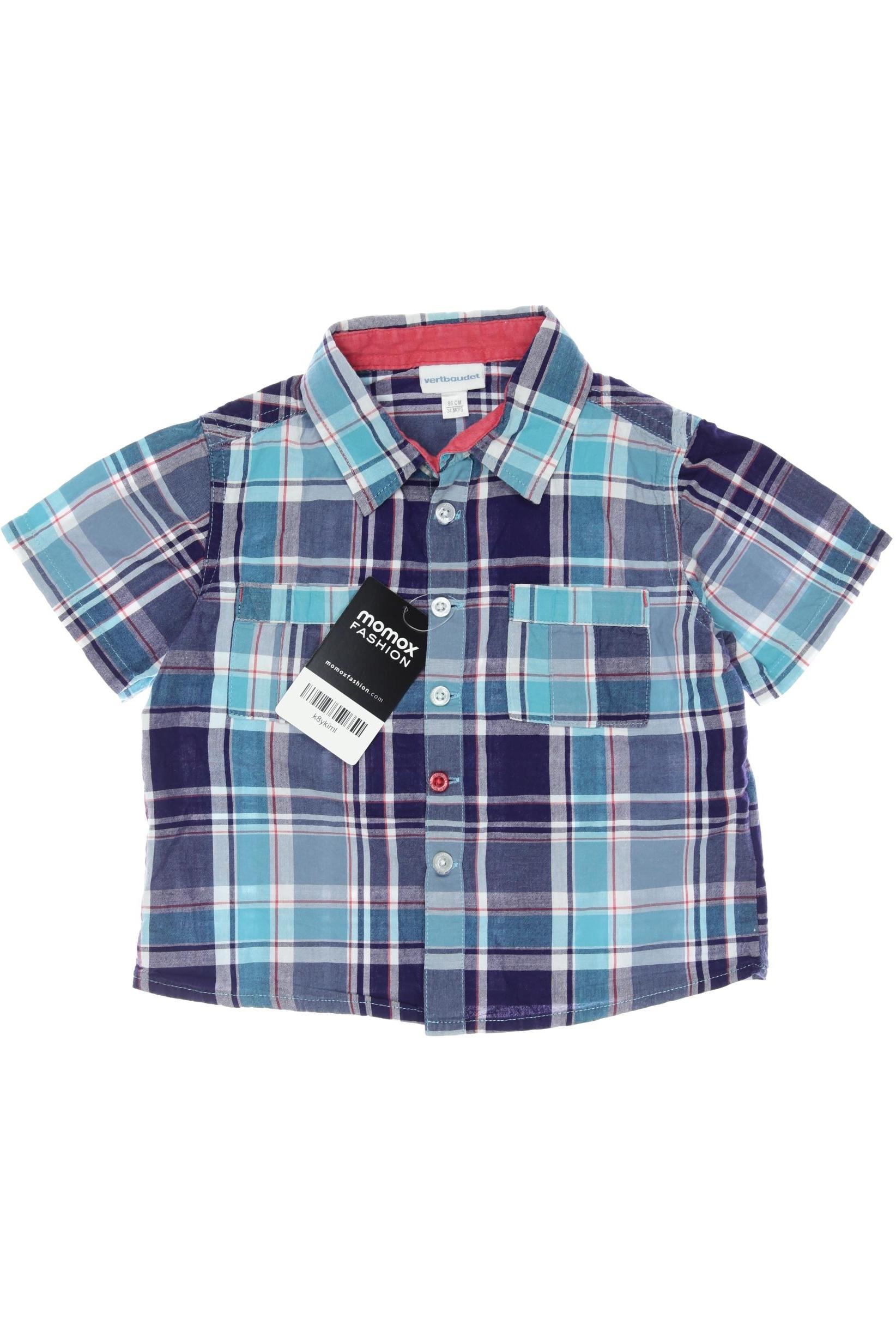 

vertbaudet Herren Hemd, blau, Gr. 86